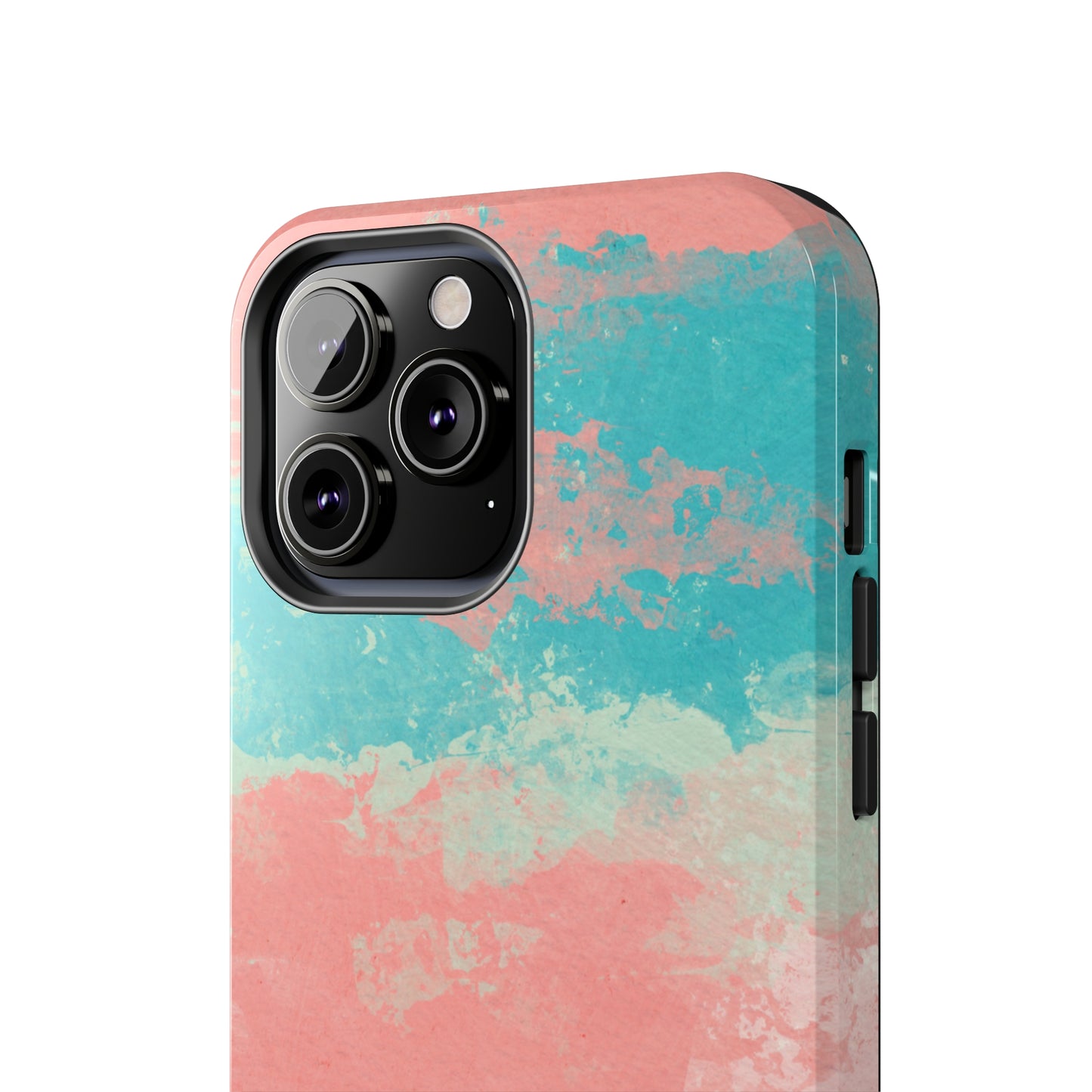 Pink and Turquoise Water Color Tough Phone Cases