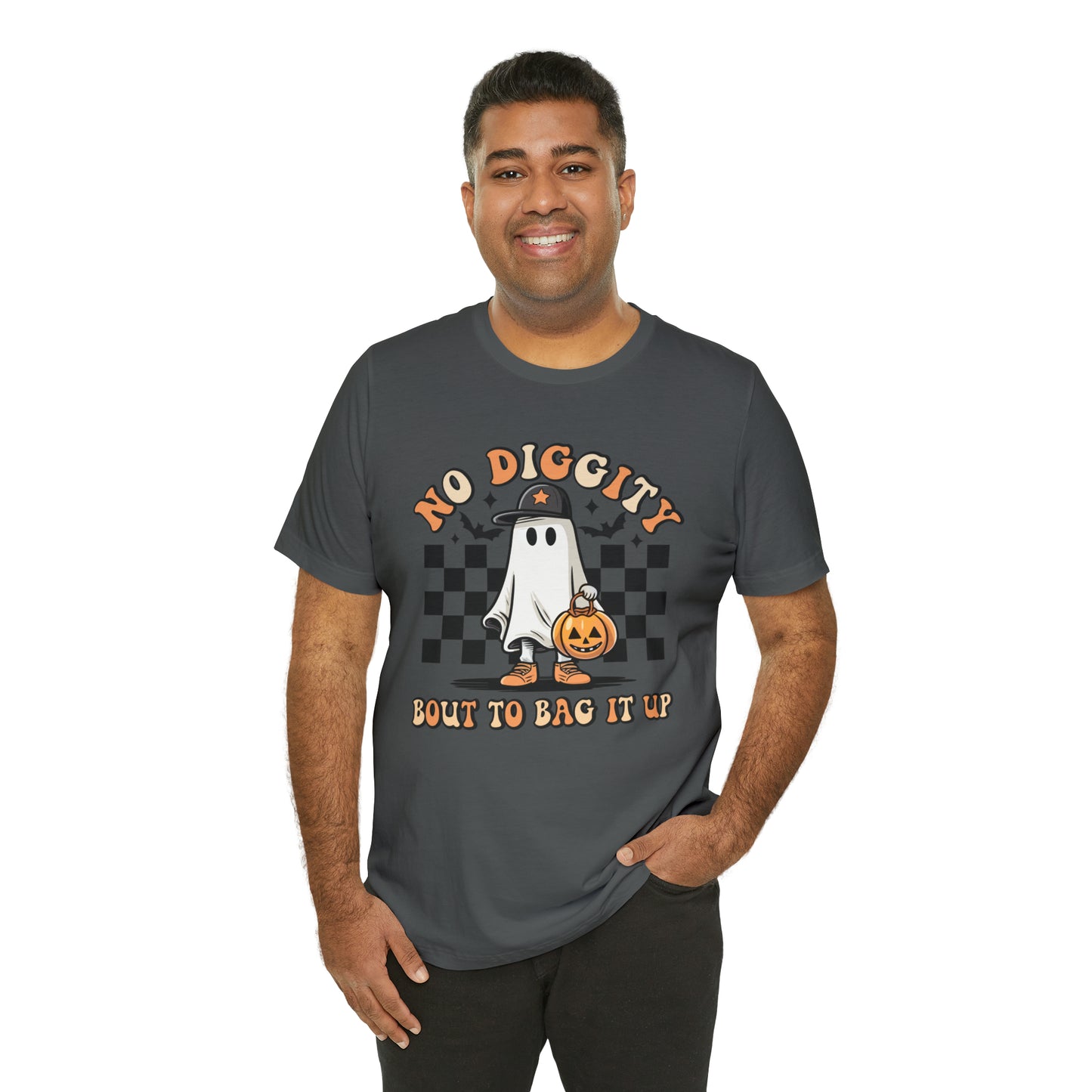 Halloween No Diggity Bout to Bag it Up T-Shirt