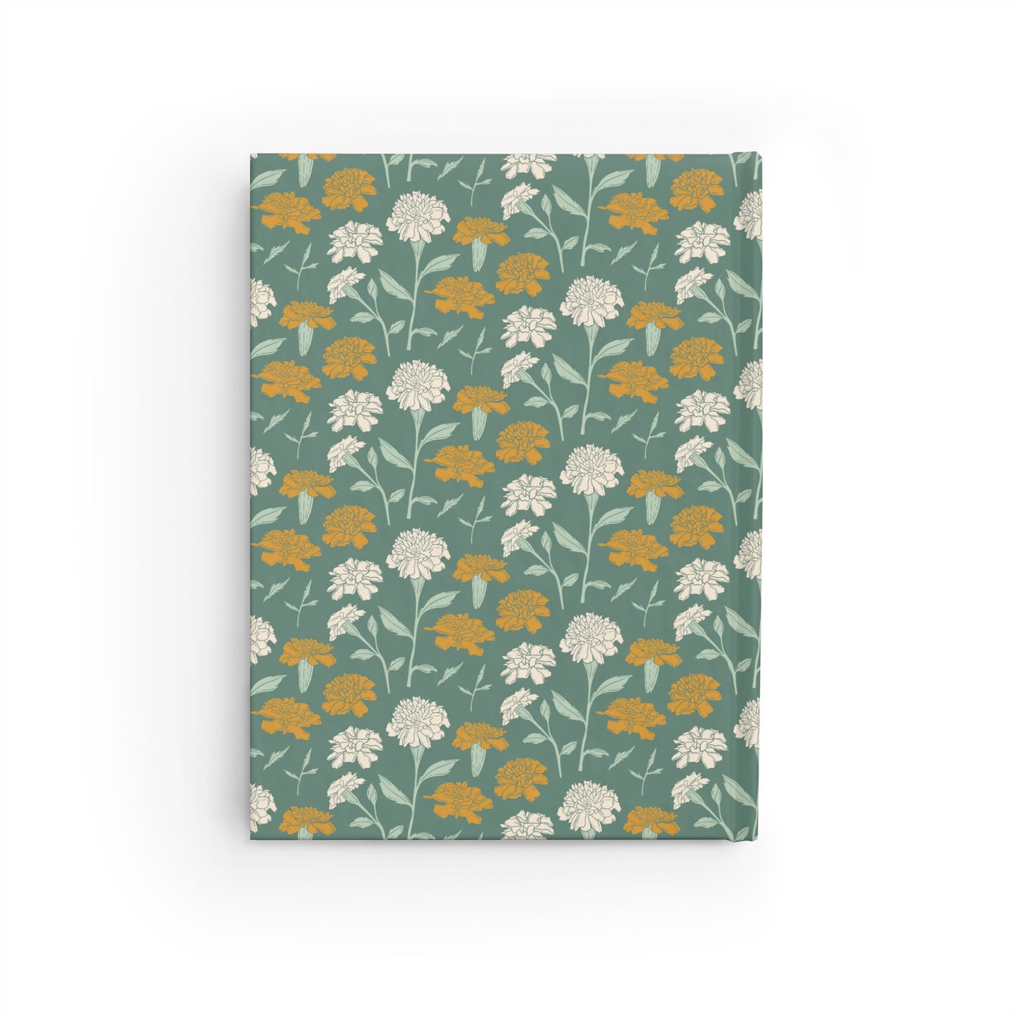 Cream and Green Mum Floral Journal - Blank