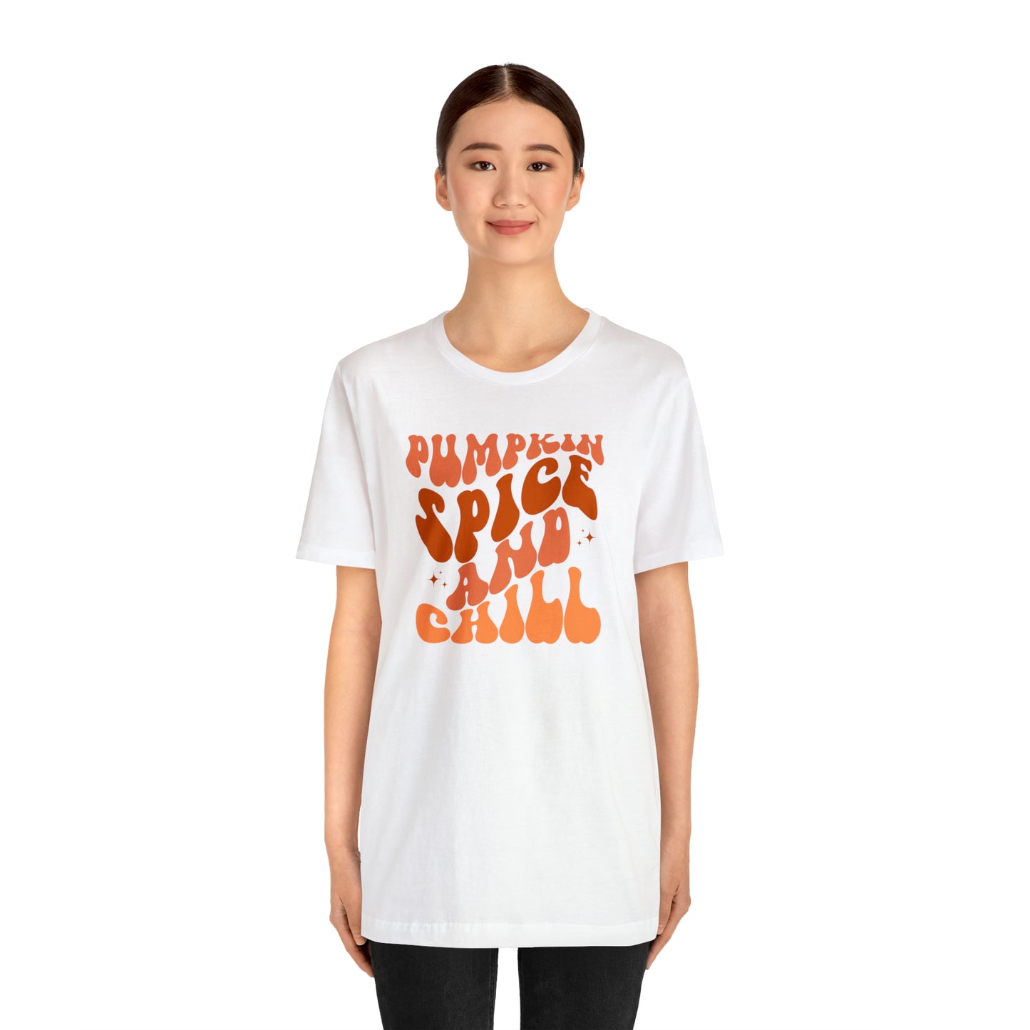 Pumpkin Spice and Chill Teacher T-Shirt