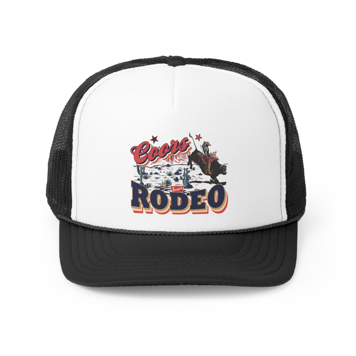 Beer Rodeo Tall Trucker Caps