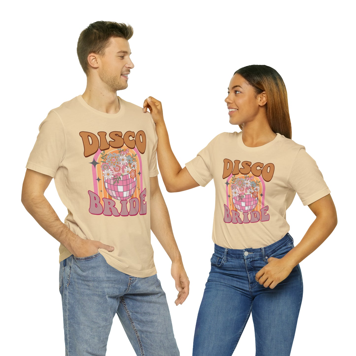 Retro Disco Bride Mirror Ball T-Shirt