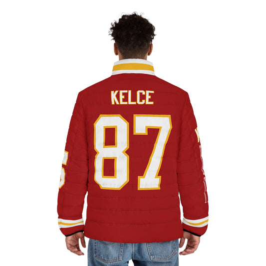 Kelce 87 Game Day Men's Puffer Jacket/ Coat