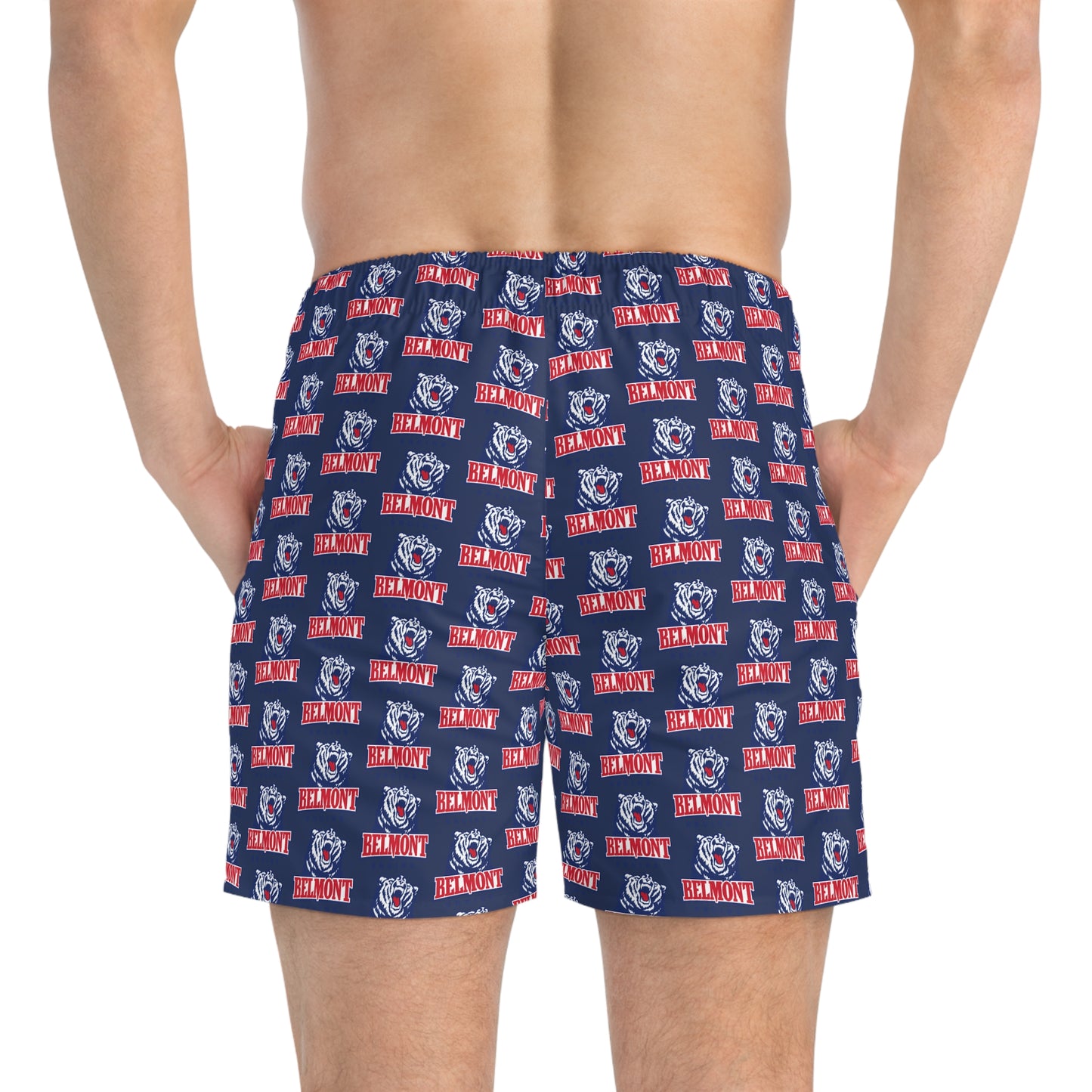 Belmont University Swim Trunks - Navy Blue