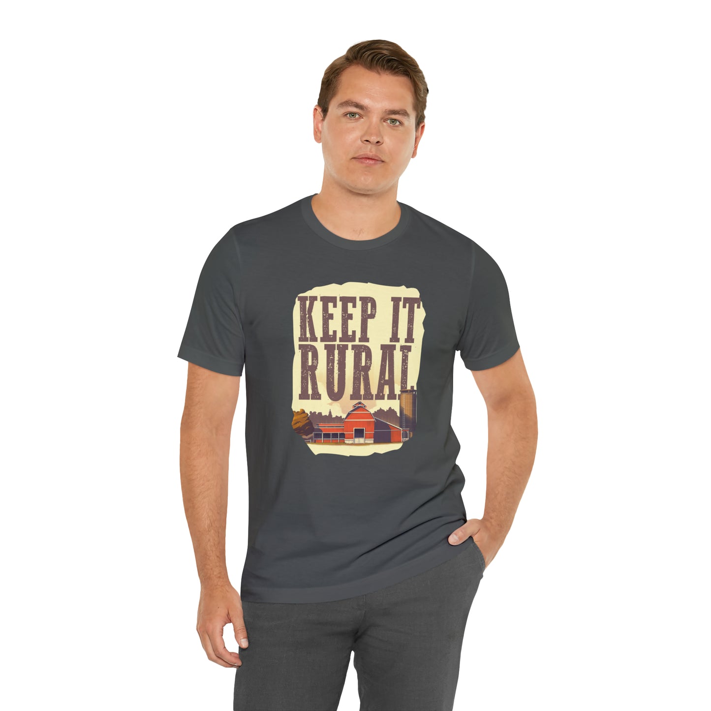 "Keep It Rural" Unisex Jersey Short Sleeve Tee