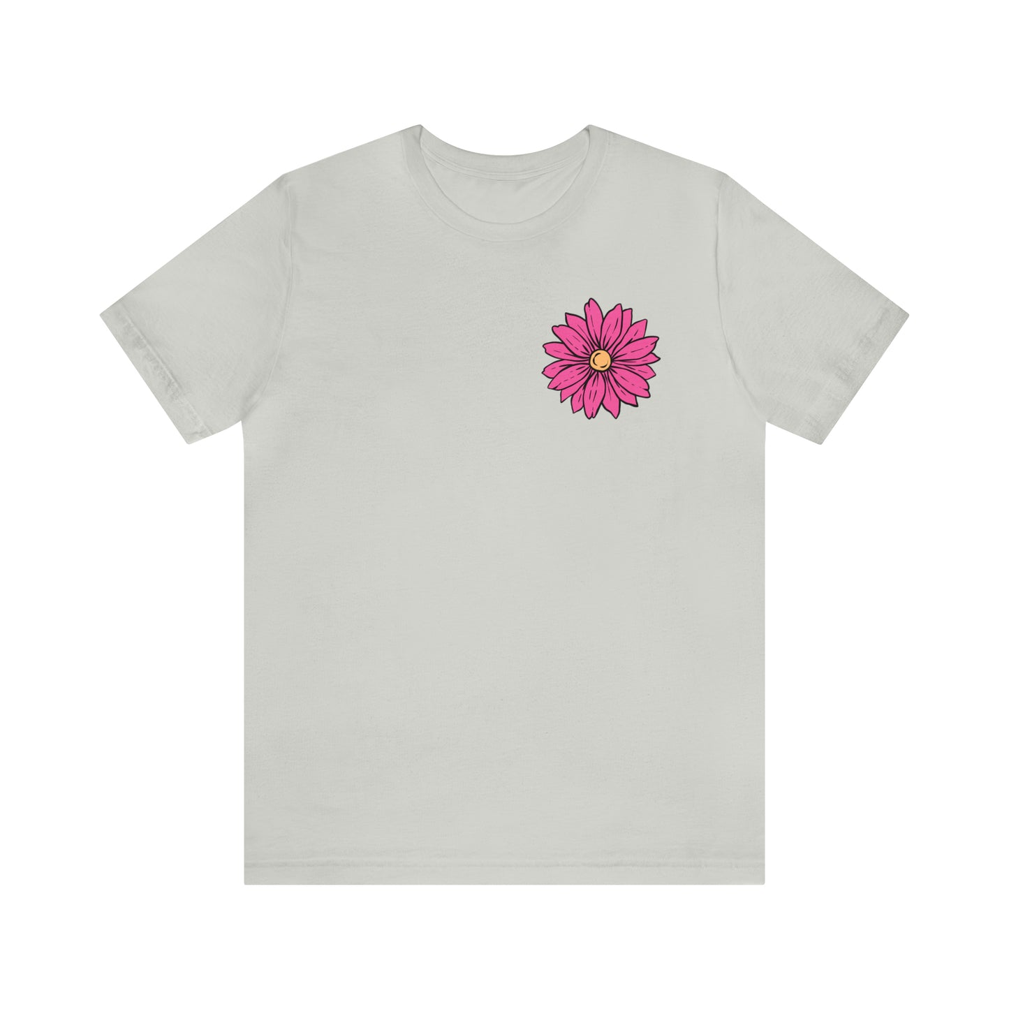 TWO SIDED Positive Energy T-Shirt (Flower on Front - Positive Energy on Back) Christian T-Shirt