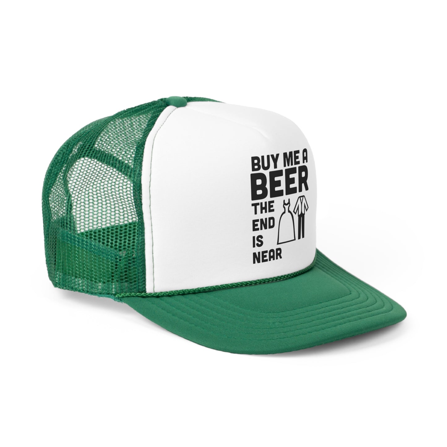 Buy Me A Beer the End is Near Tall Trucker Caps