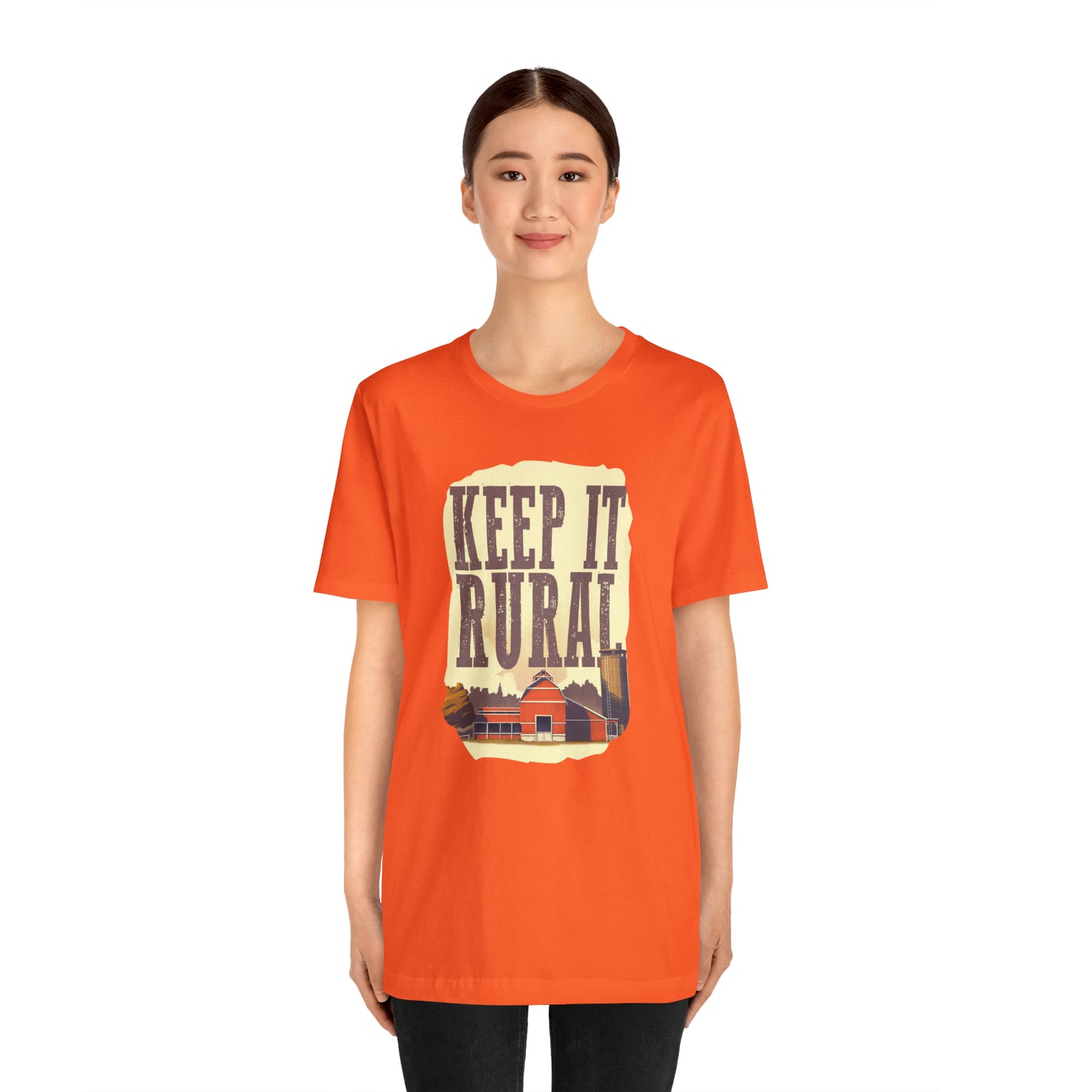 "Keep It Rural" Unisex Jersey Short Sleeve Tee