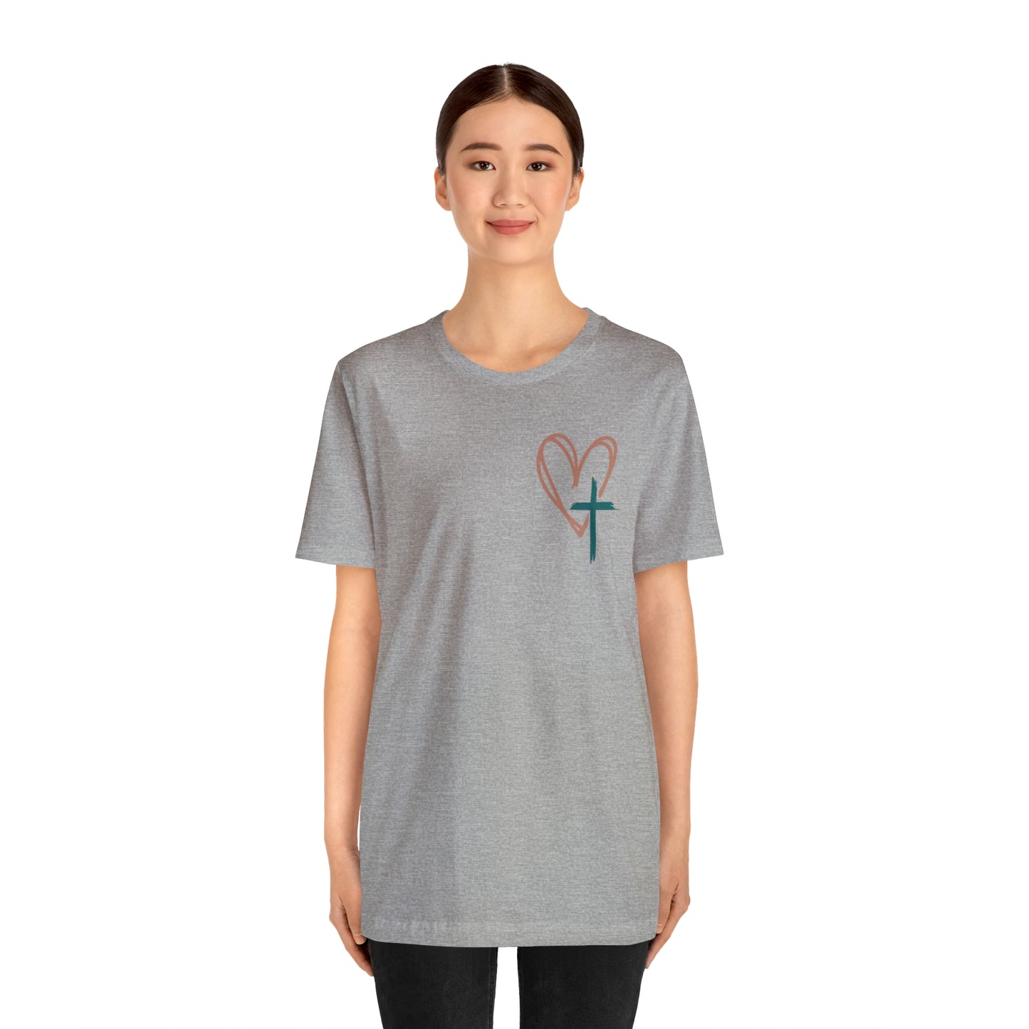 Amen Amen Amen with Cross Front and Back Design T-Shirt