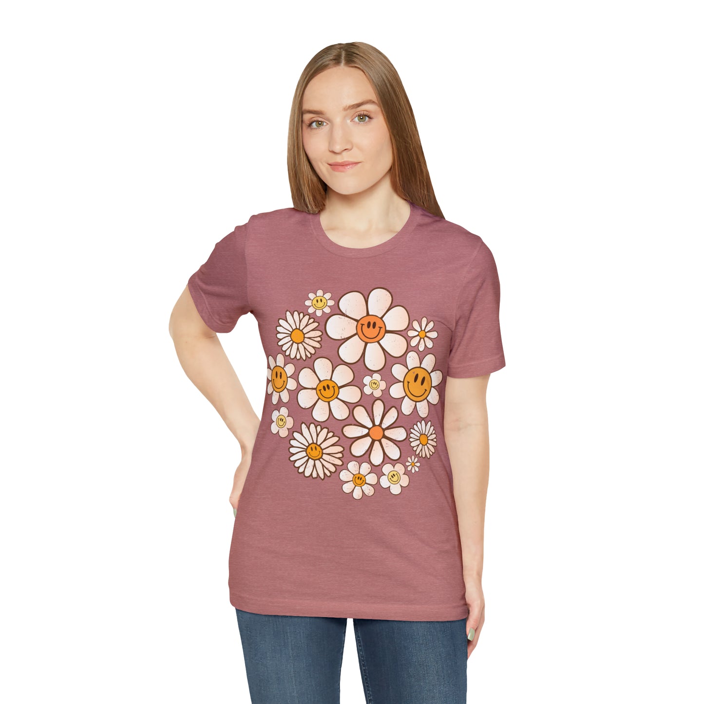 Distressed Smiling Daisies T-Shirt