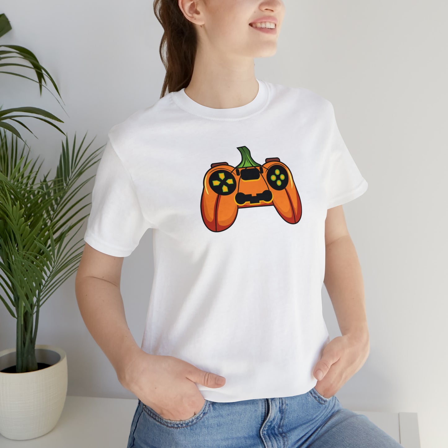 Halloween Pumpkin Gaming Jack-O-Lantern T-Shirt