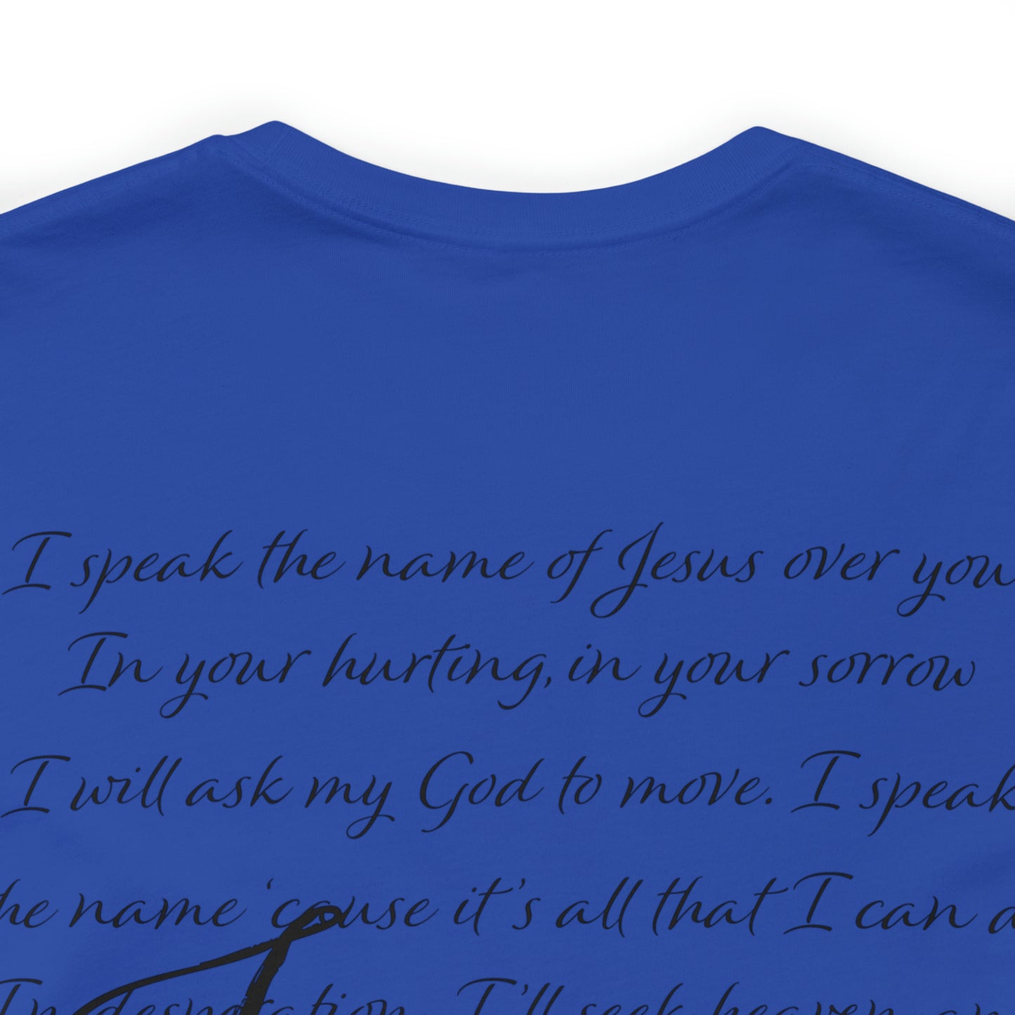 "Jesus Scripture"  (Front and Back Design)  Unisex Jersey Short Sleeve Tee