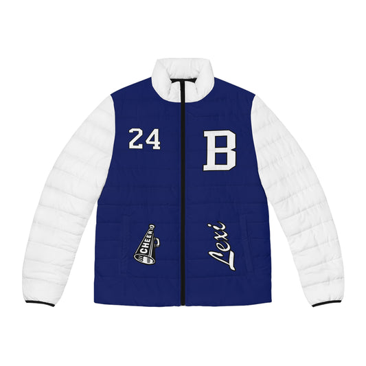 Custom Cheer Game Day Men's Puffer Coat/ Jacket