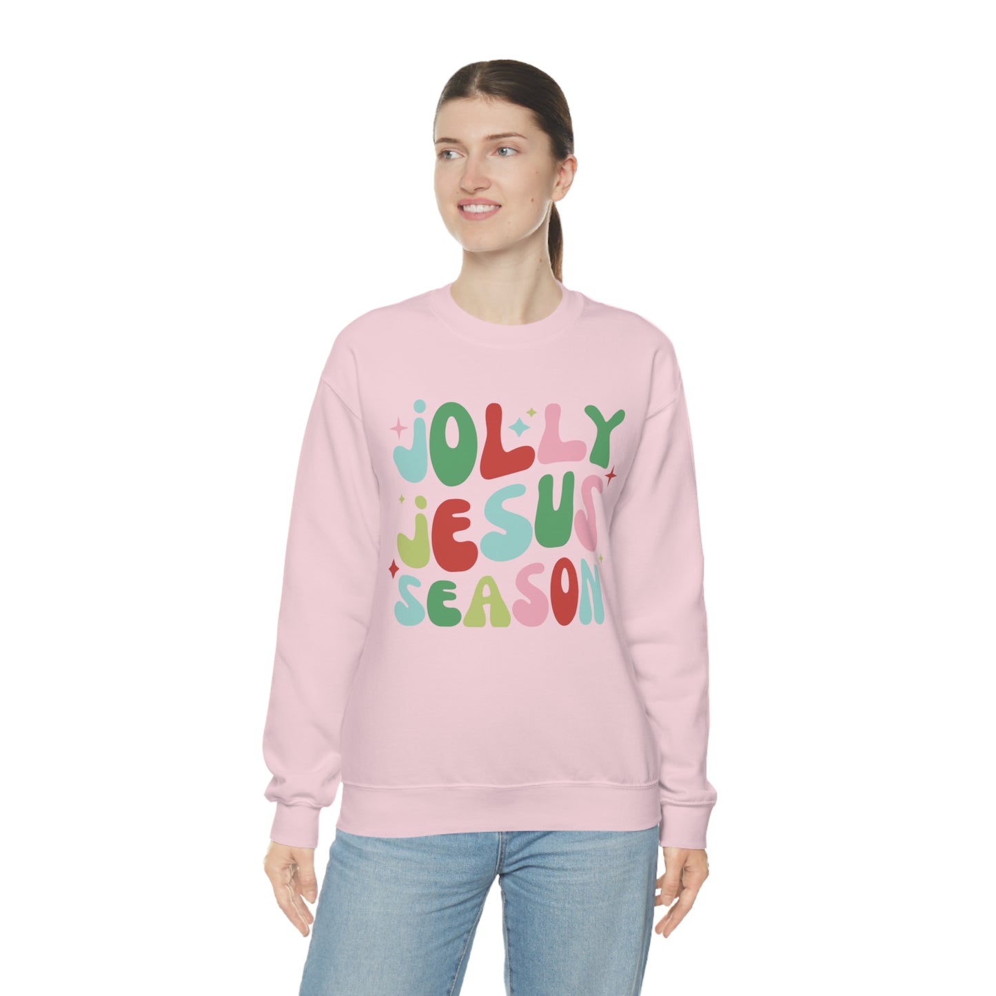 Jolly Jesus Season Heavyweight Crewneck Sweatshirt