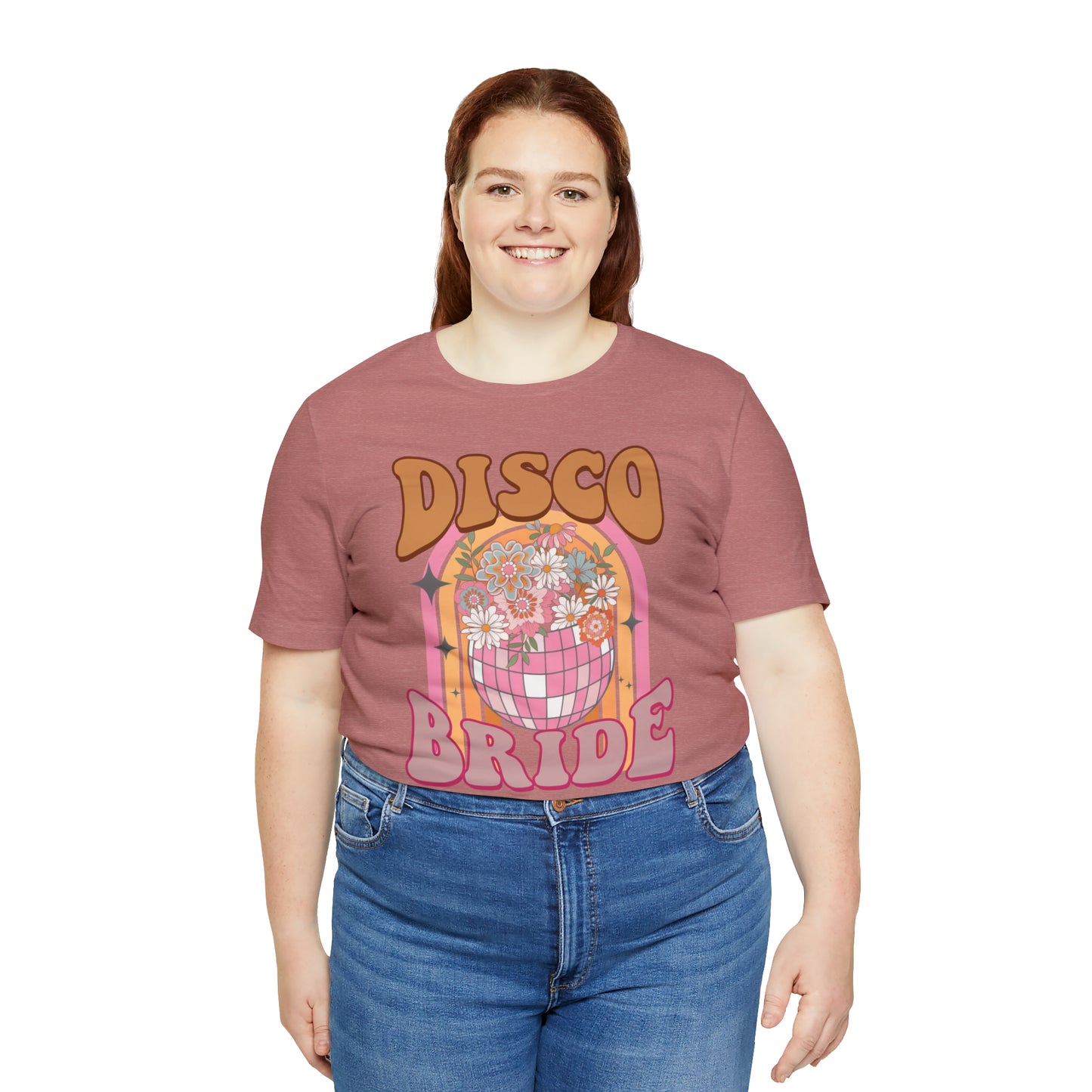 Retro Disco Bride Mirror Ball T-Shirt