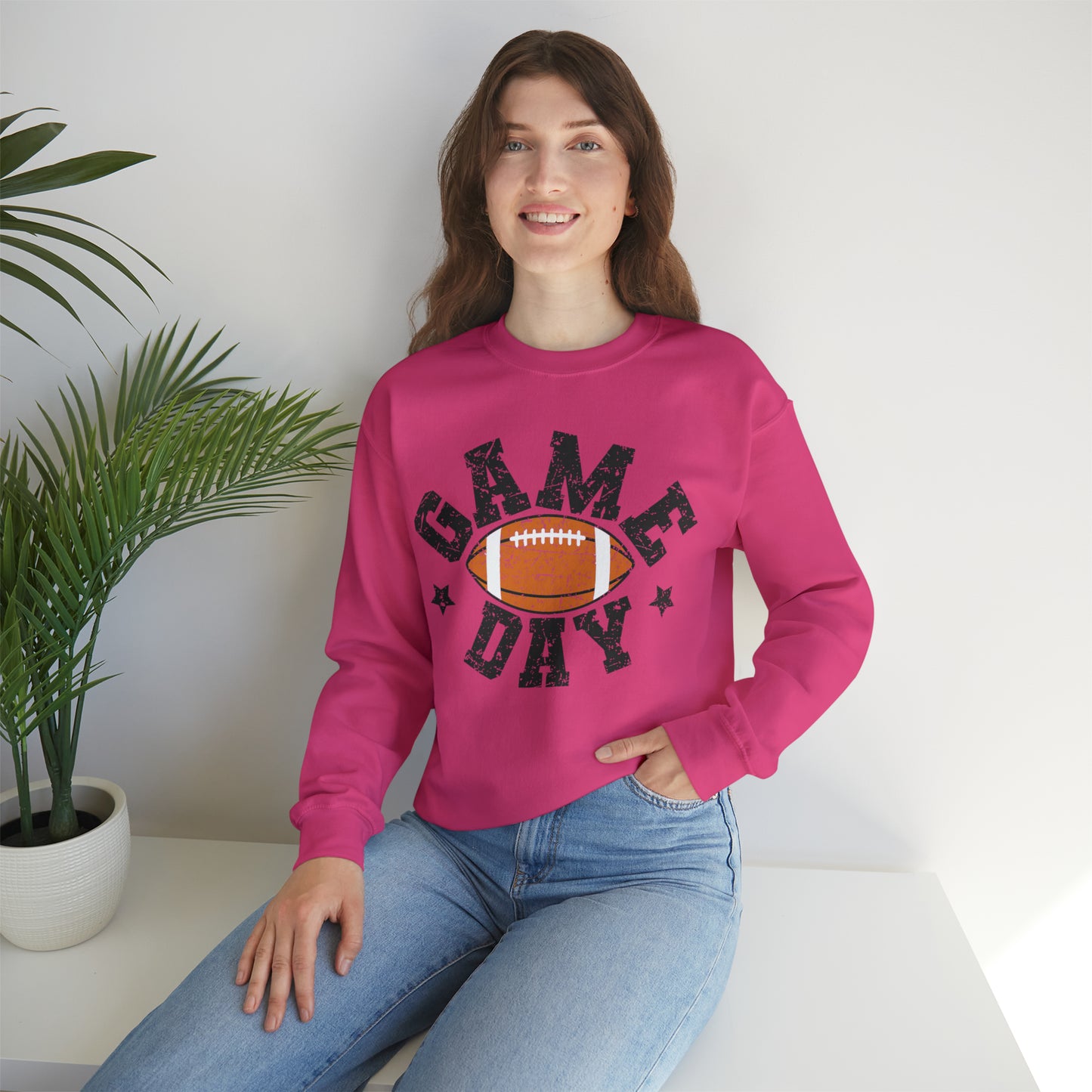 Game Day Football/ Halloween/ Fall Heavy Blend™ Crewneck Sweatshirt