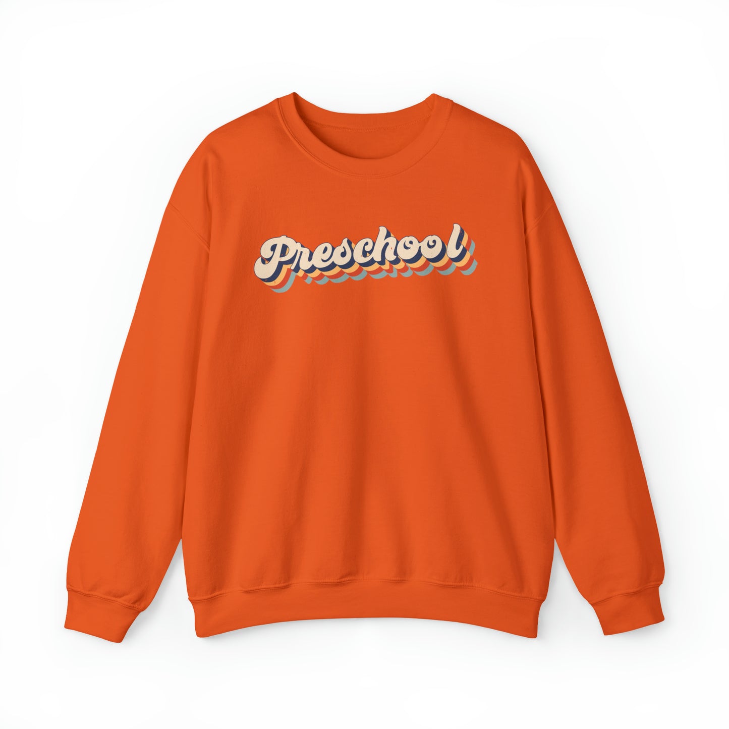 Retro Preschool Unisex Heavy Blend™ Crewneck Sweatshirt