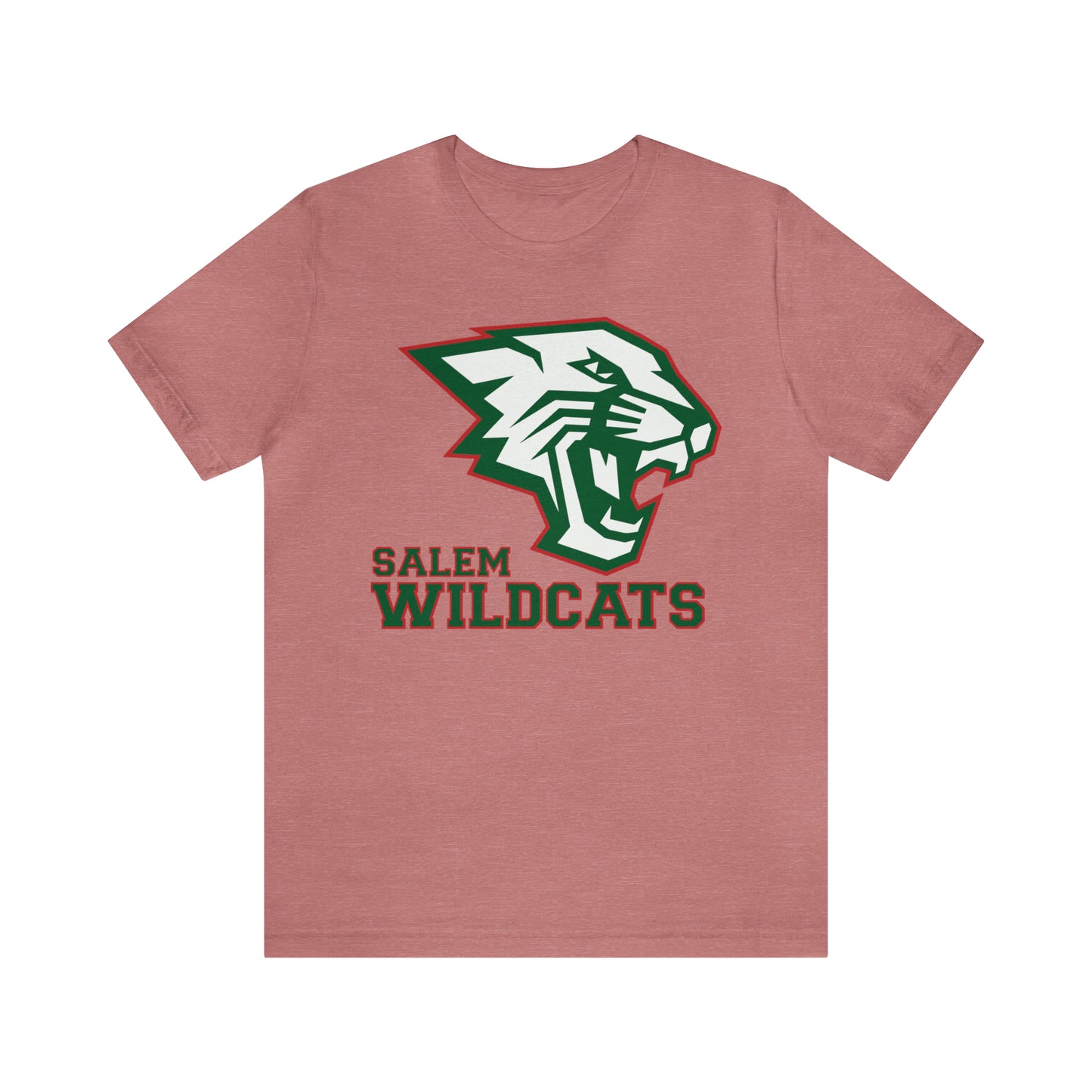 Salem Wildcats Jersey Short Sleeve Tee - Green Print