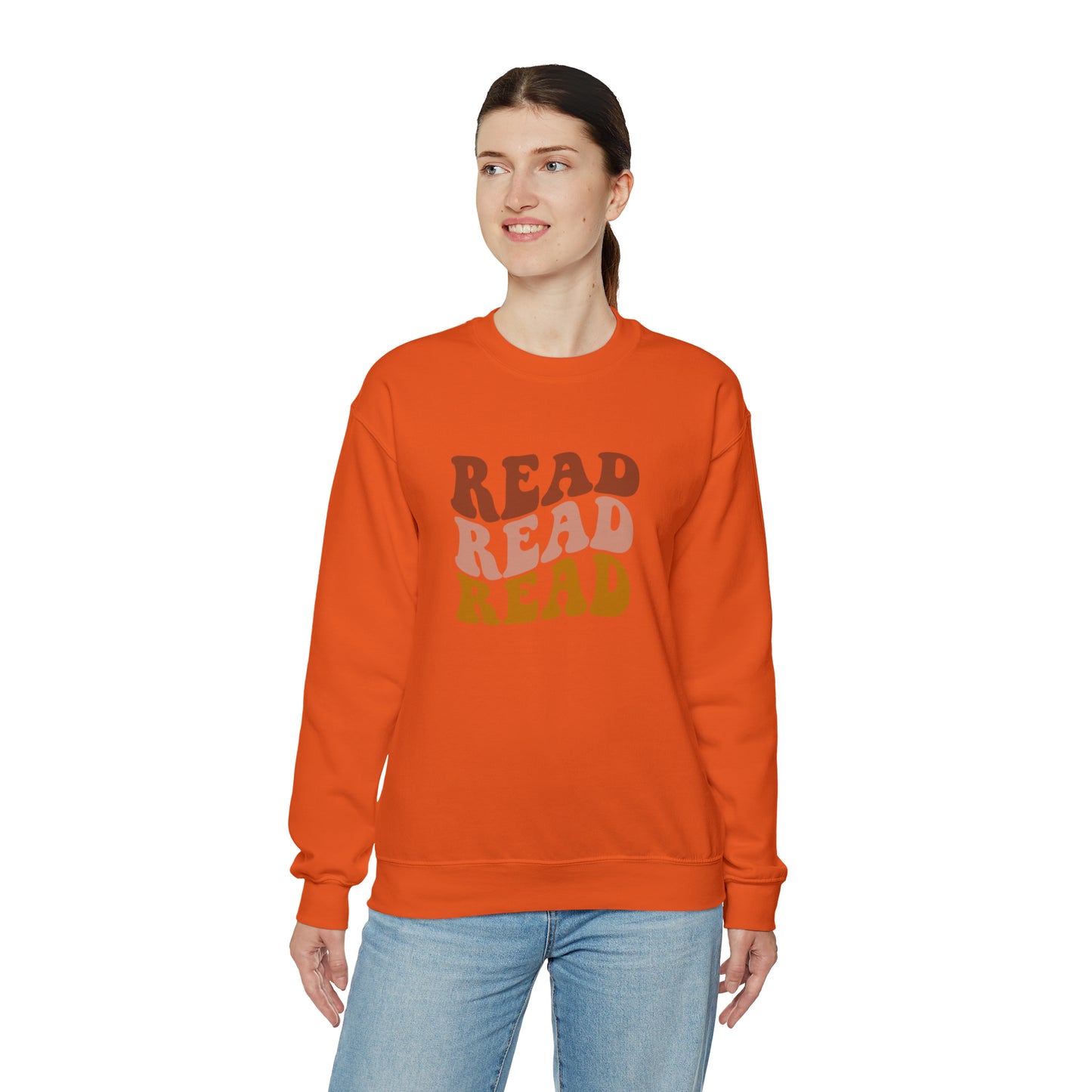 Retro Warm Colored School Counselor Unisex Heavy Blend™ Crewneck Sweatshirt