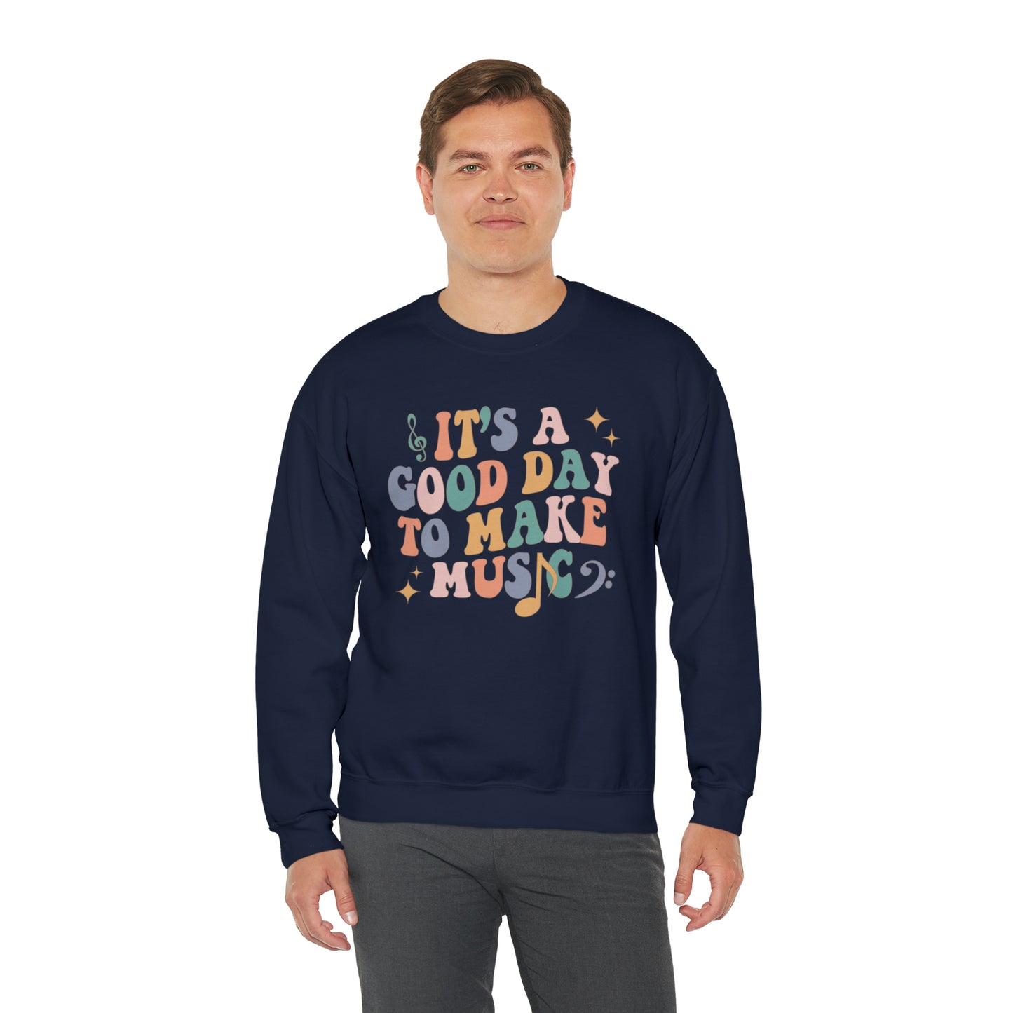 It's a Good Day to Make Music Heavyweight Crewneck Sweatshirt