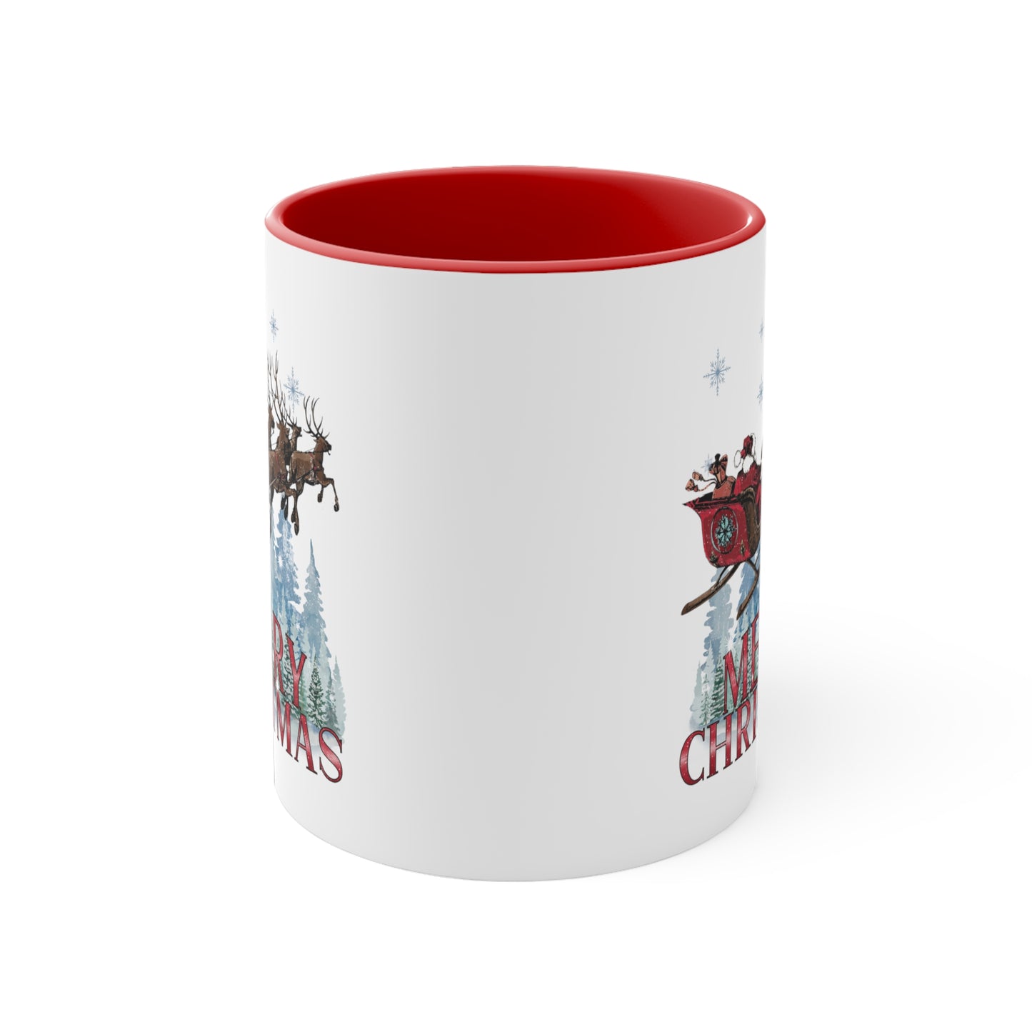 Merry Christmas Mug Accent Coffee Mug, 11oz