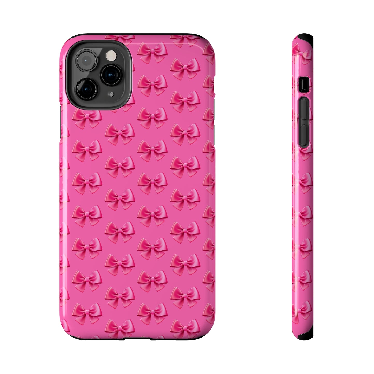 Barbie Pink Bows Themed Tough Phone Cases