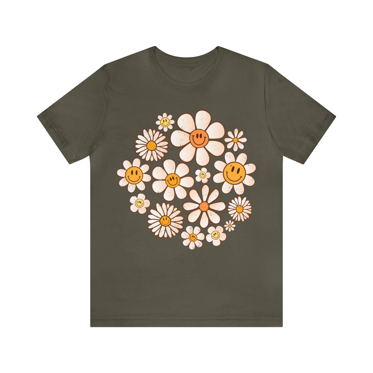 Distressed Smiling Daisies T-Shirt