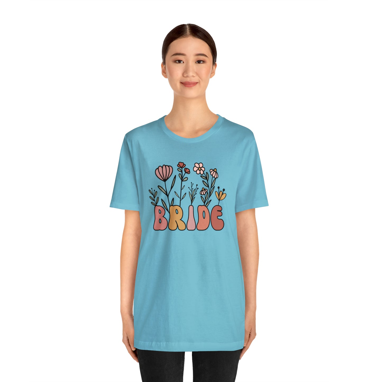 Boho Floral Bride T-Shirt