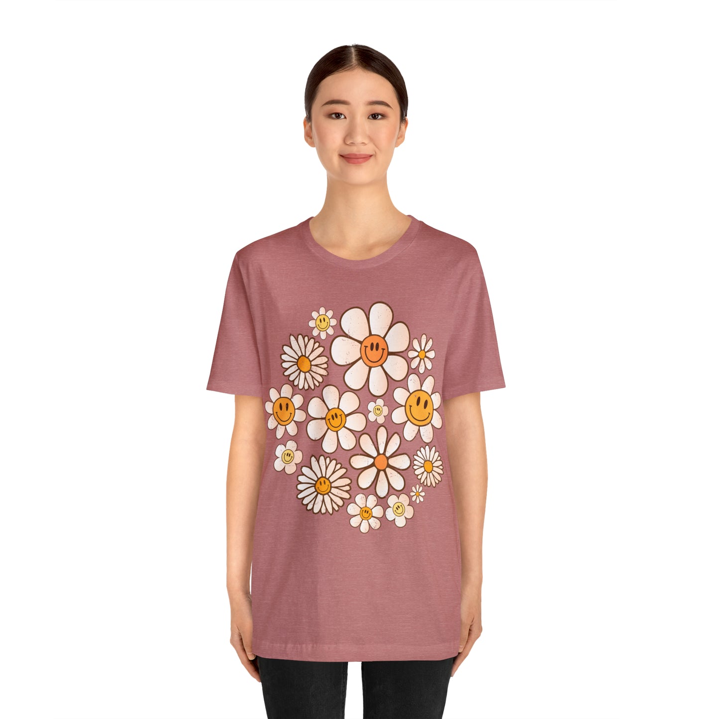 Distressed Smiling Daisies T-Shirt