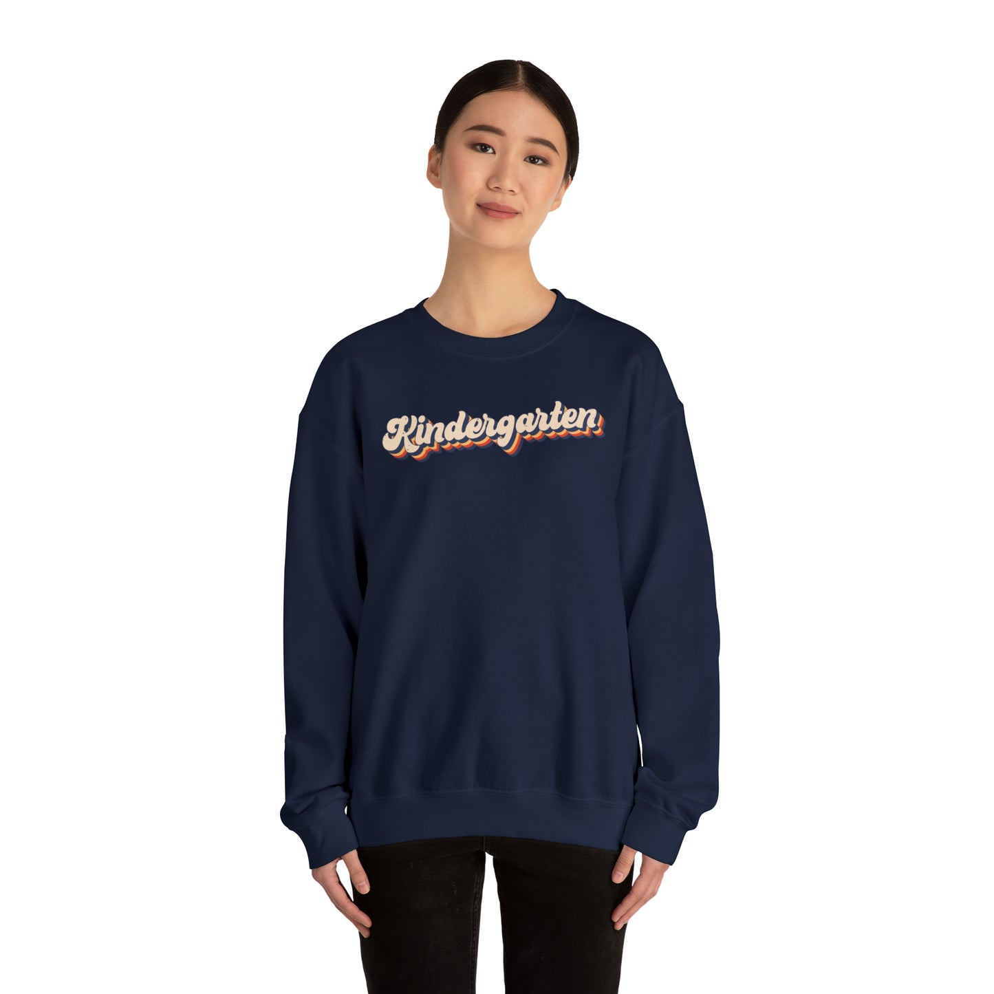 Retro Kindergarten Unisex Heavy Blend™ Crewneck Sweatshirt