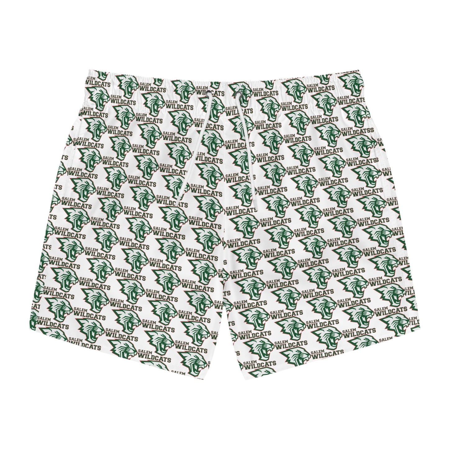 Salem Wildcats Swim Trunks - White