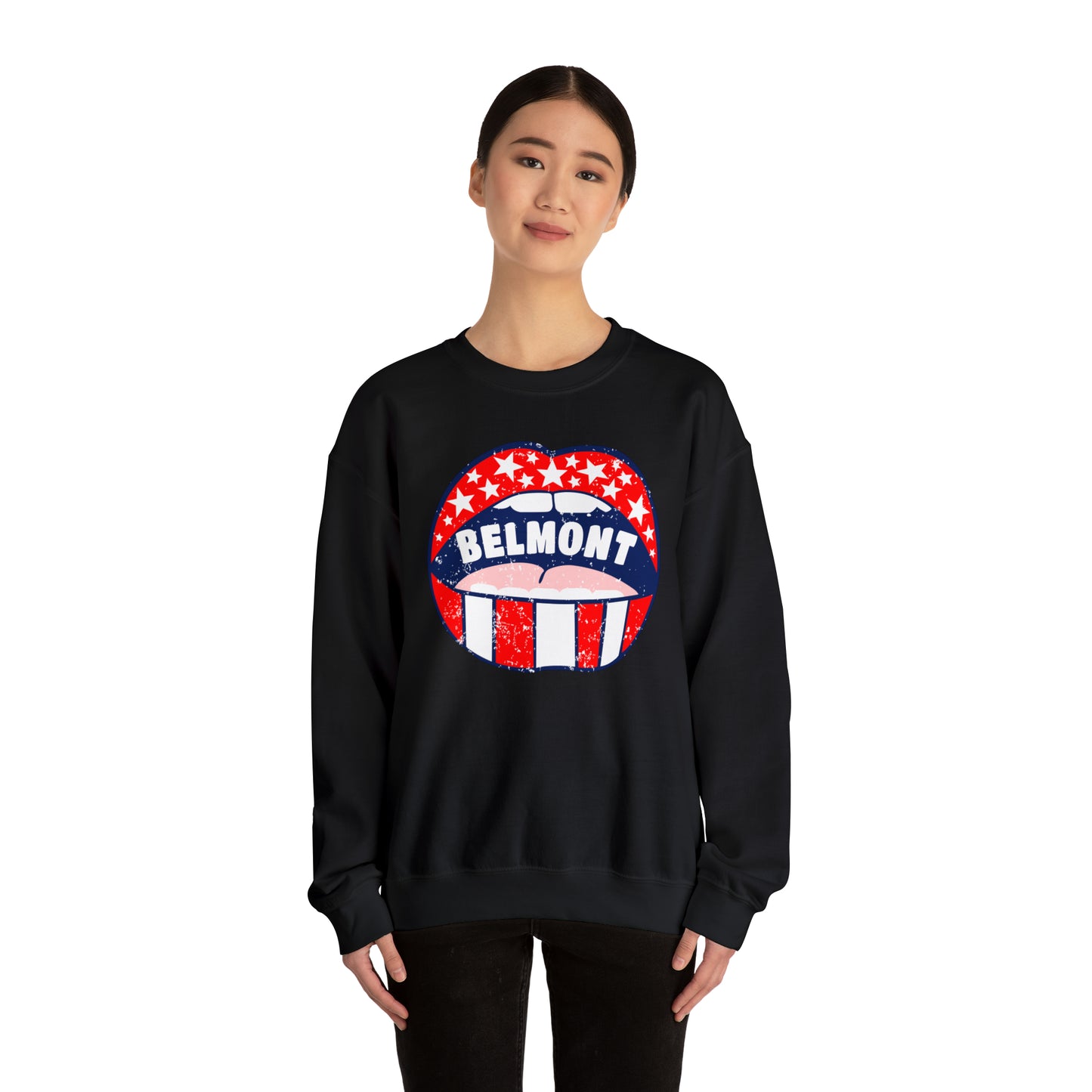 Belmont University Lips Crewneck Sweatshirt