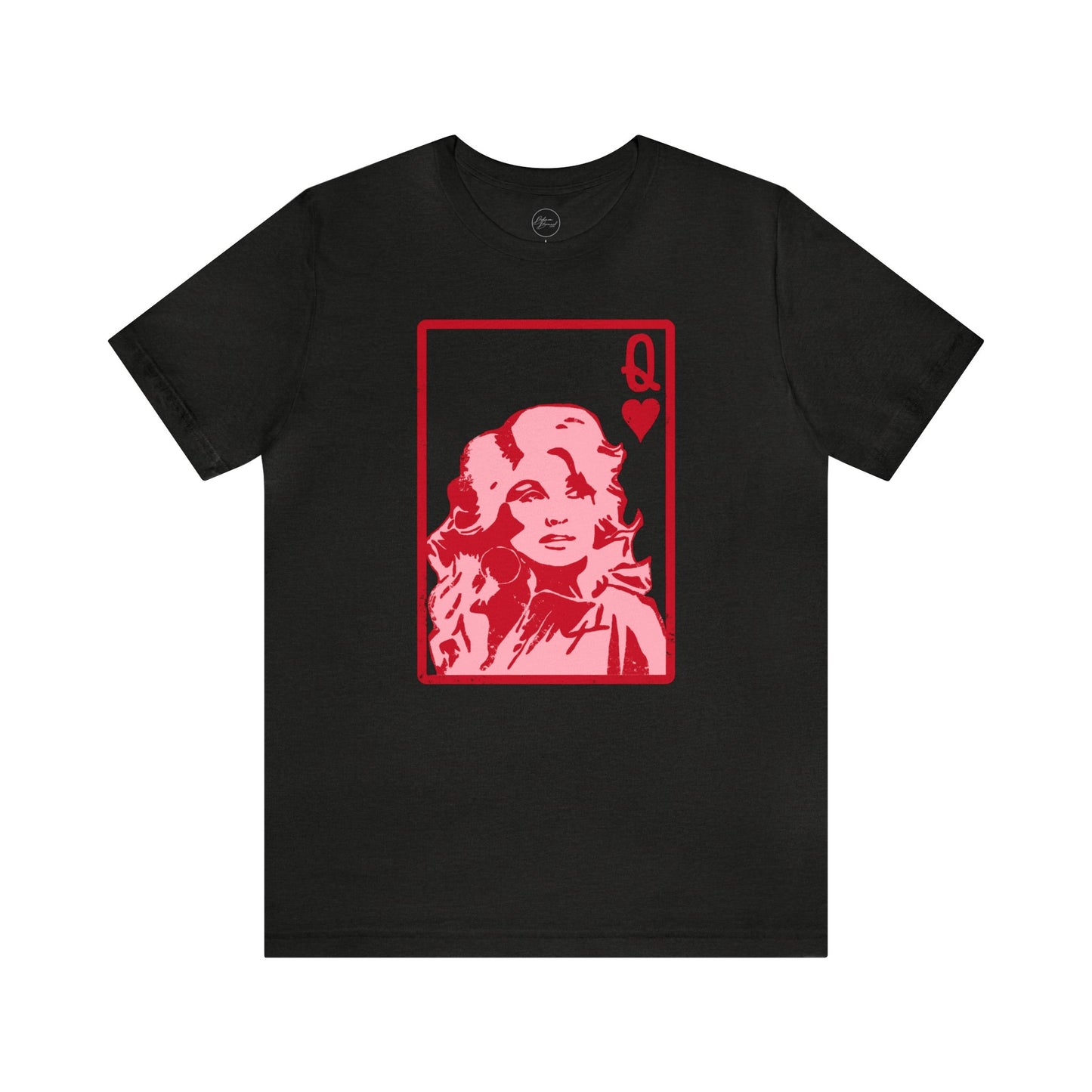 Dolly Queen of Hearts Valentine Bella Jersey Short Sleeve Tee (Unisex)