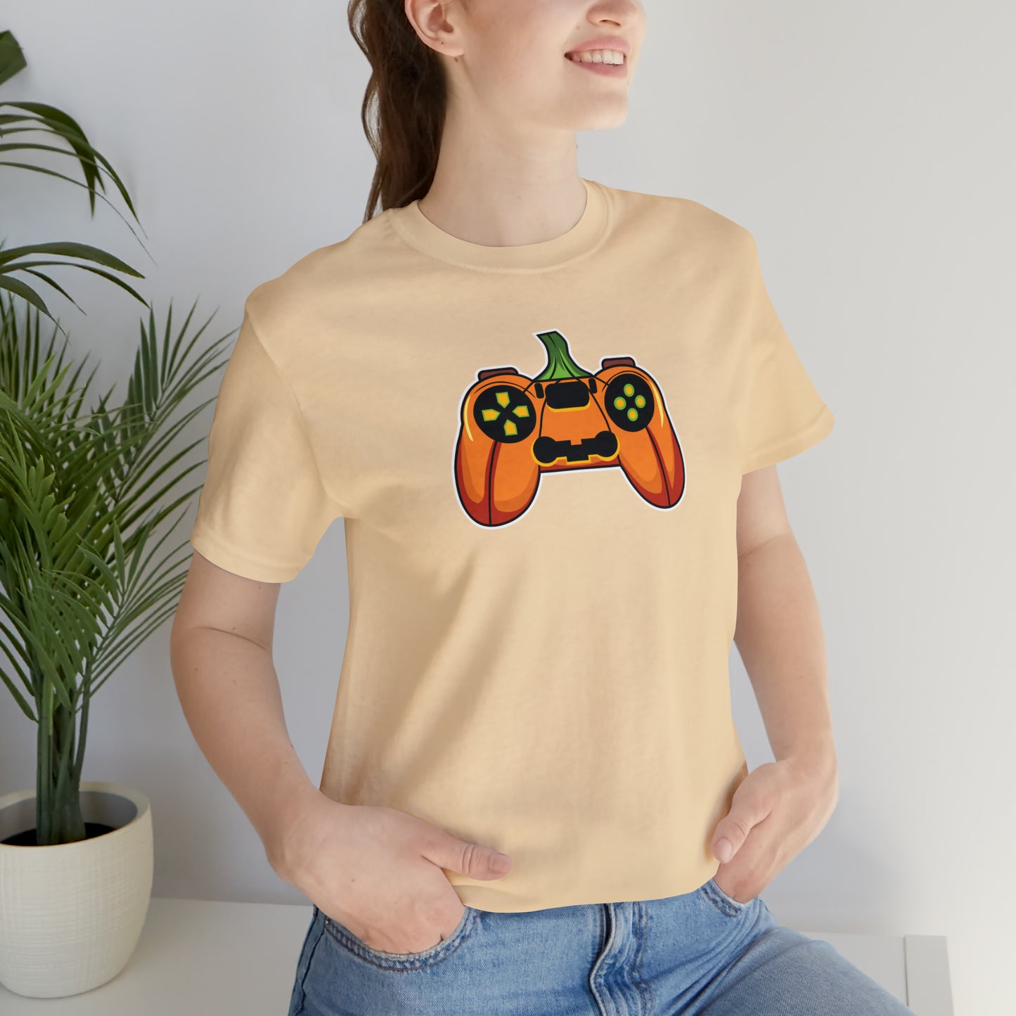 Halloween Pumpkin Gaming Jack-O-Lantern T-Shirt