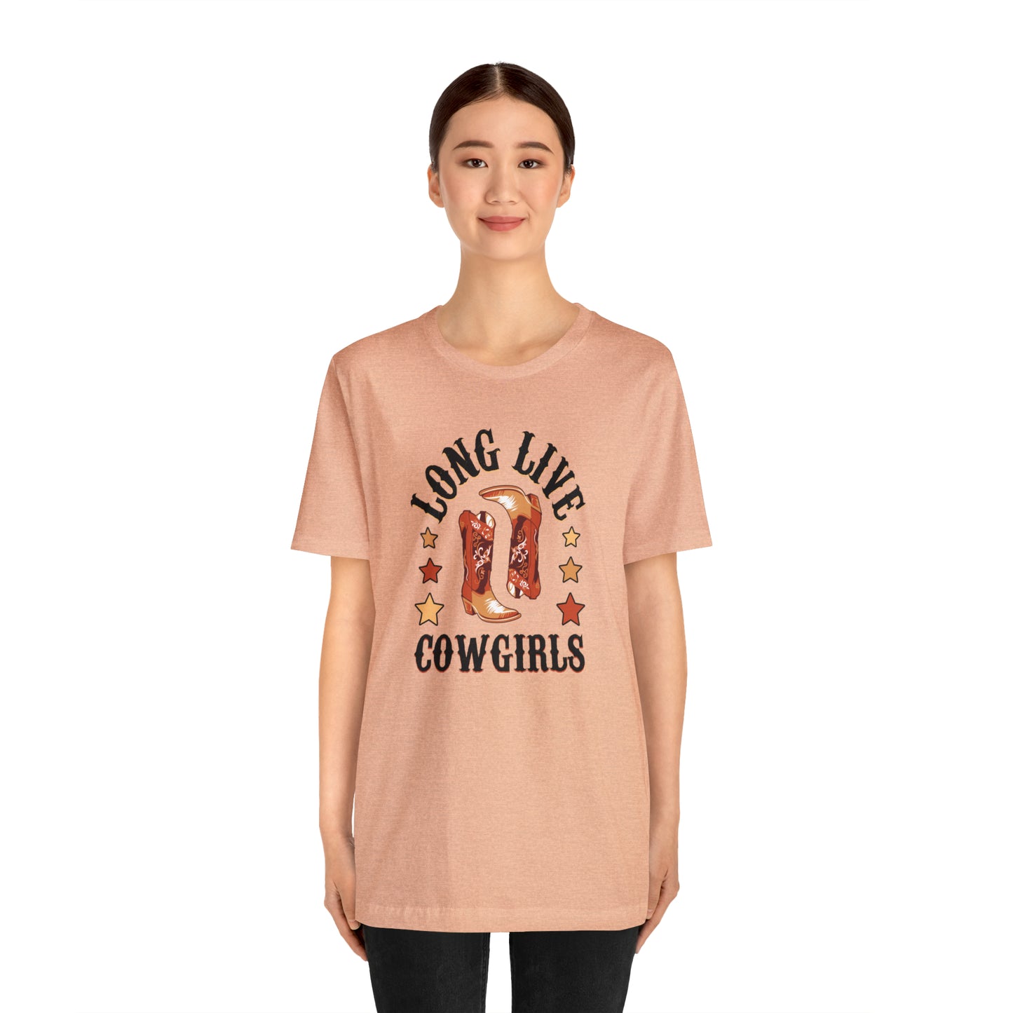 "Long Live Cowgirls" Unisex Jersey Short Sleeve Tee