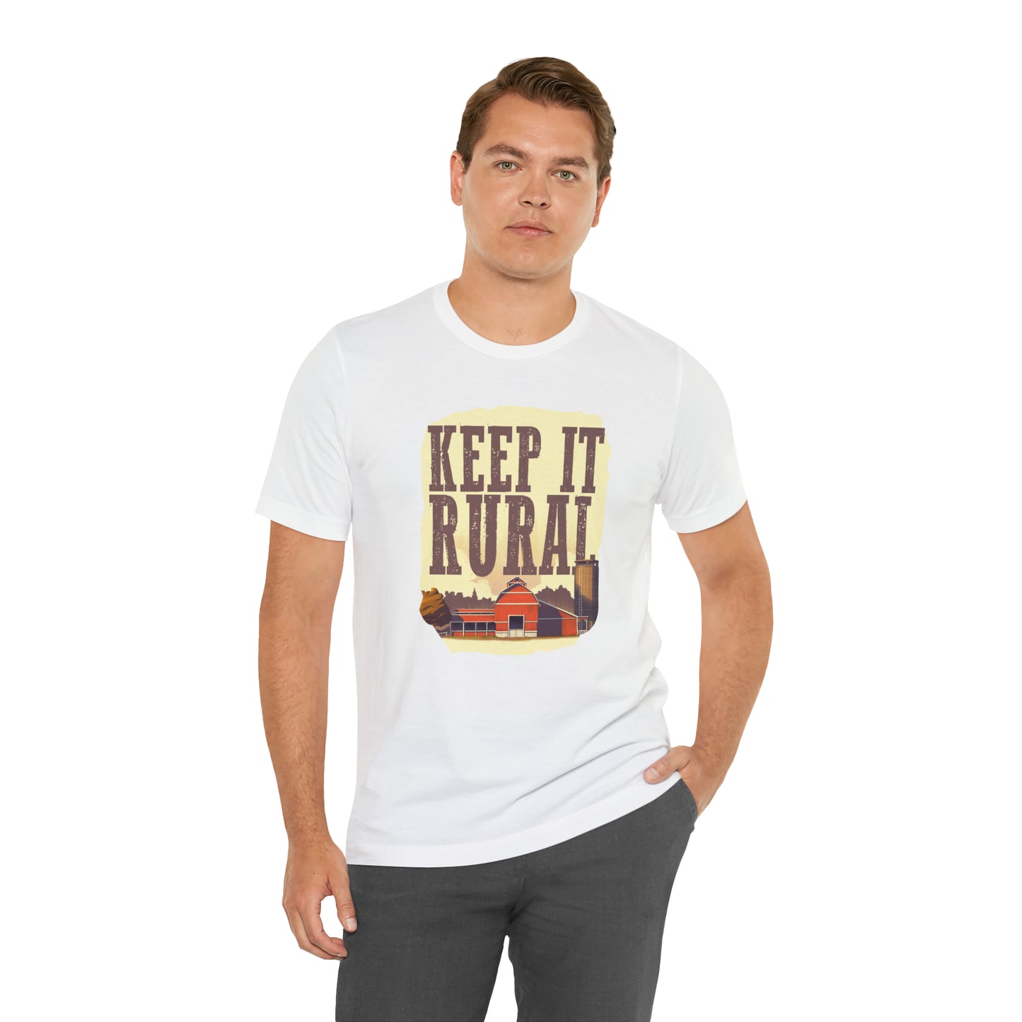 "Keep It Rural" Unisex Jersey Short Sleeve Tee