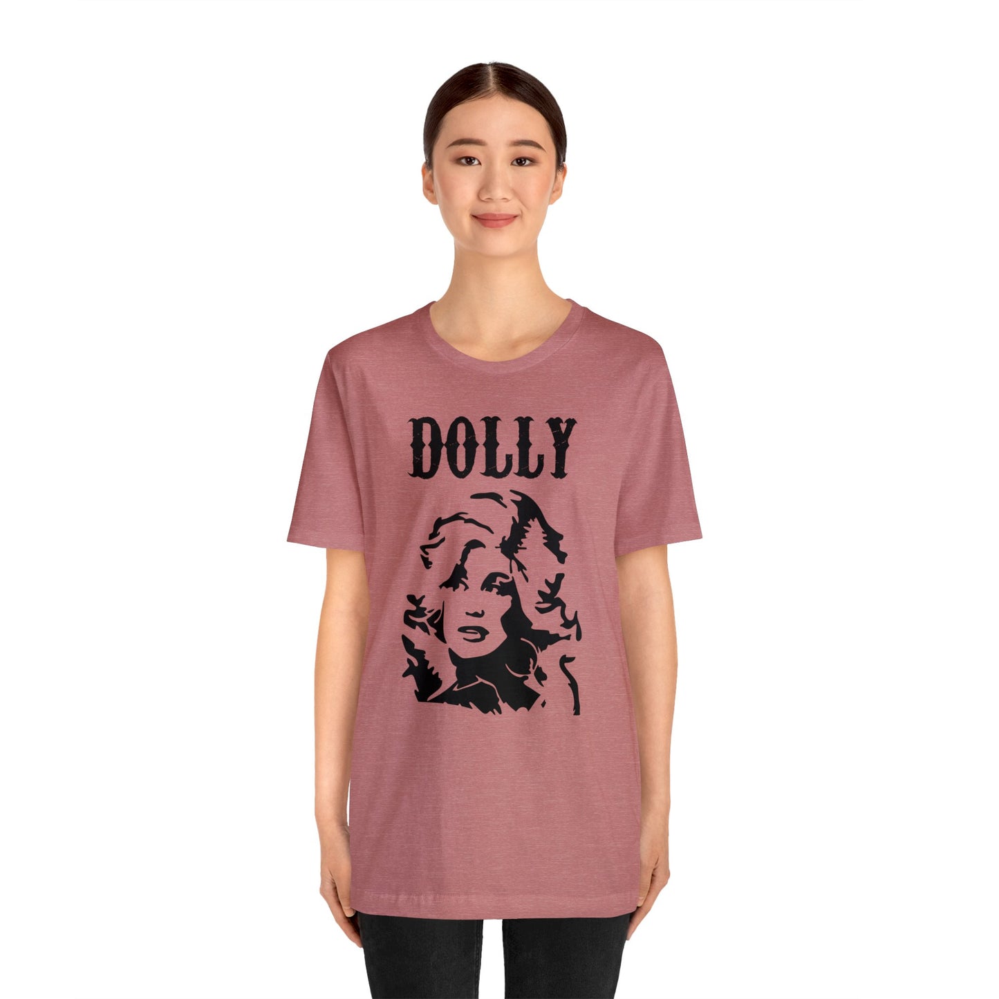 Dolly Portrait Bella Jersey Short Sleeve Tee (Unisex)