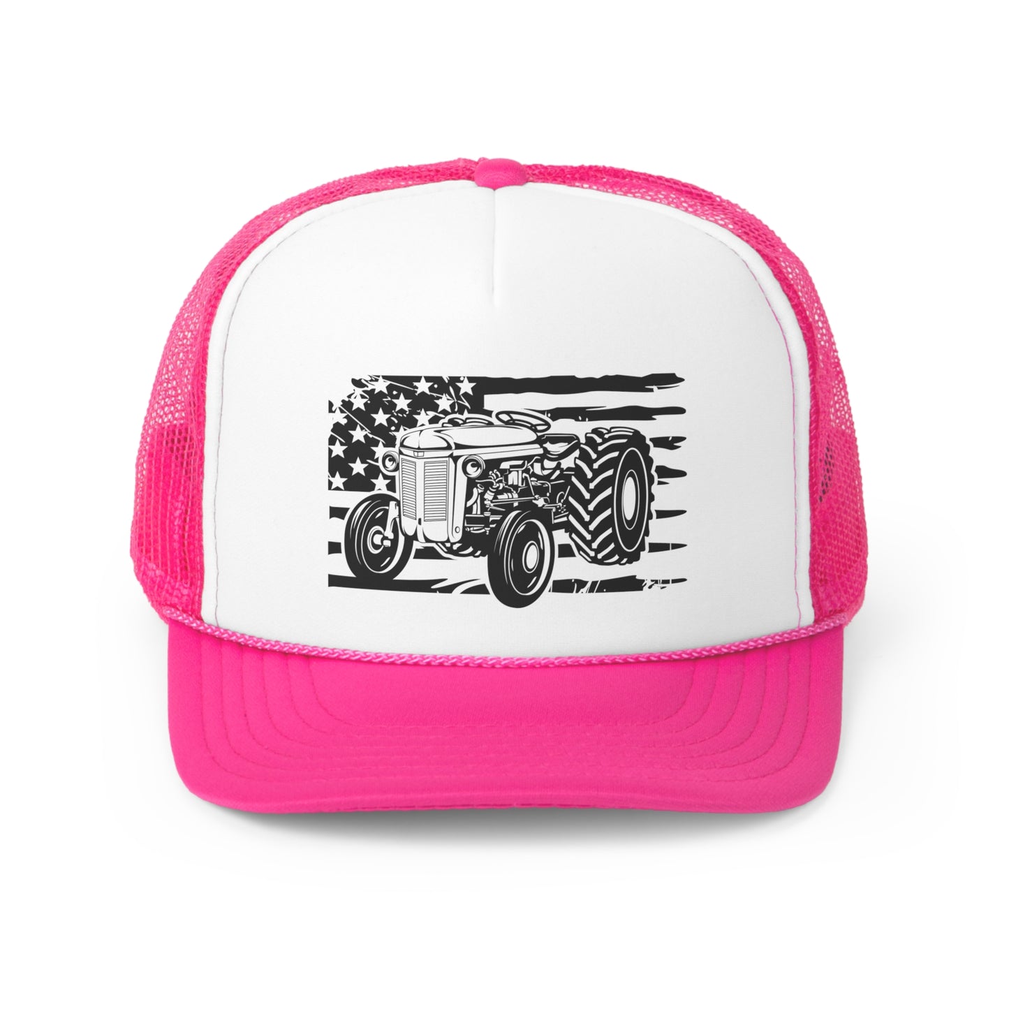 American USA Tractor Love Tall Trucker Caps