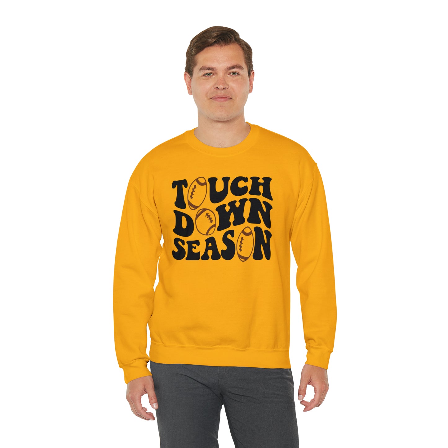 Touch Down Season Heavy Blend™ Crewneck Sweatshirt