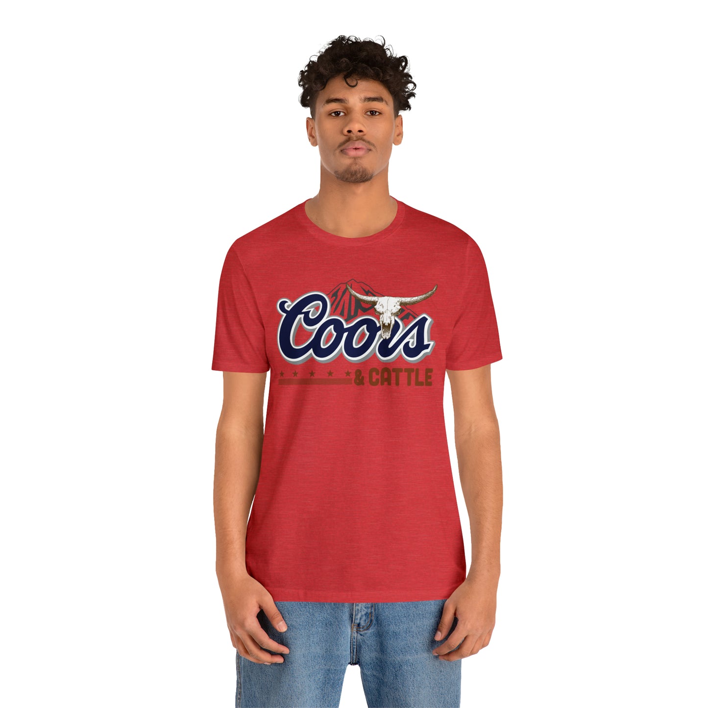 Beer and Cattle Unisex Jersey Short Sleeve Tee