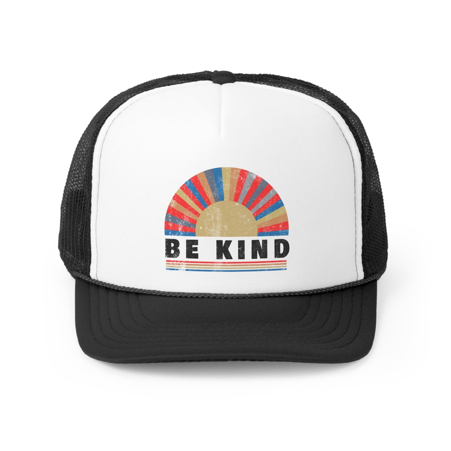 Be Kind Sunburst Tall Trucker Caps