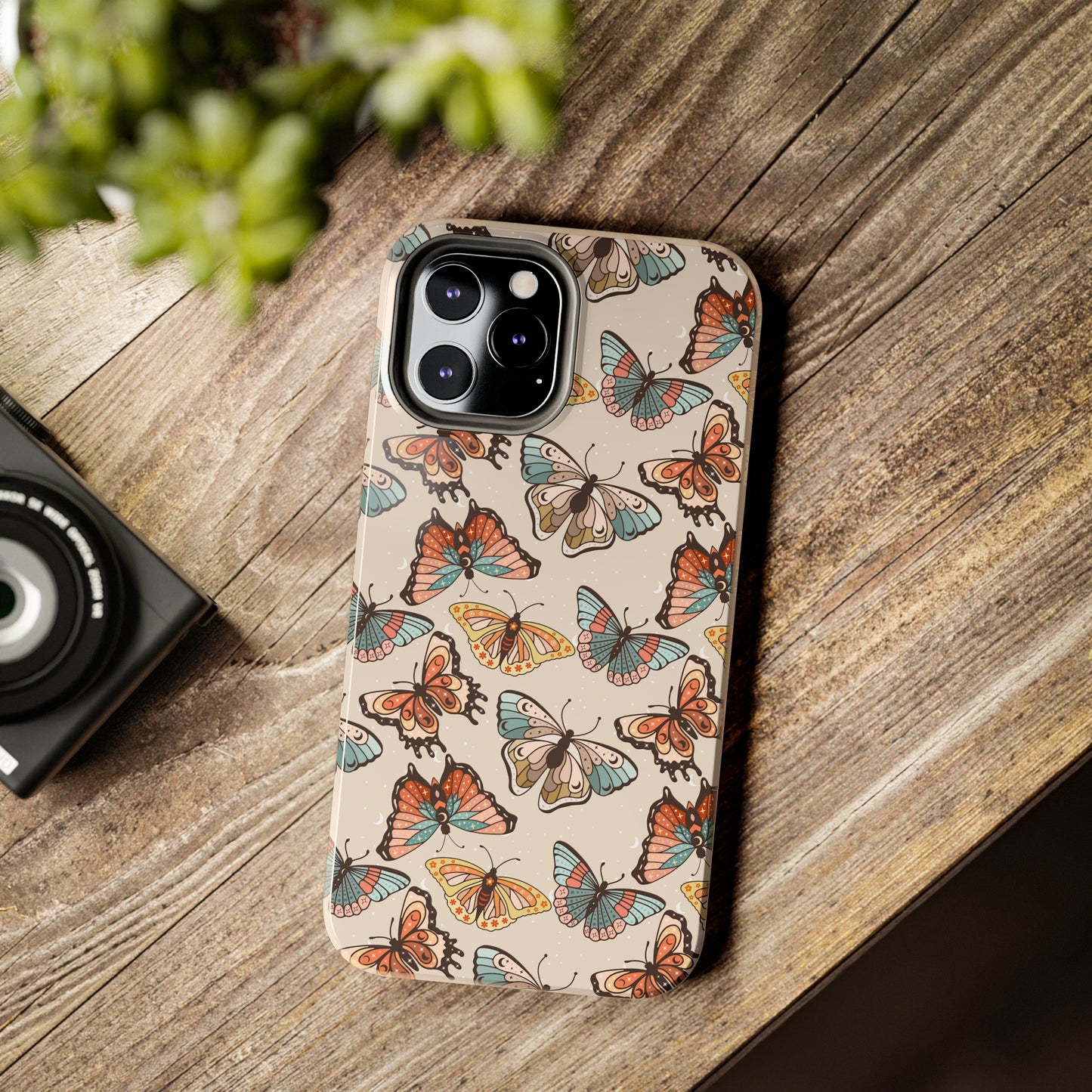 Butterfly Brown Tough Phone Cases