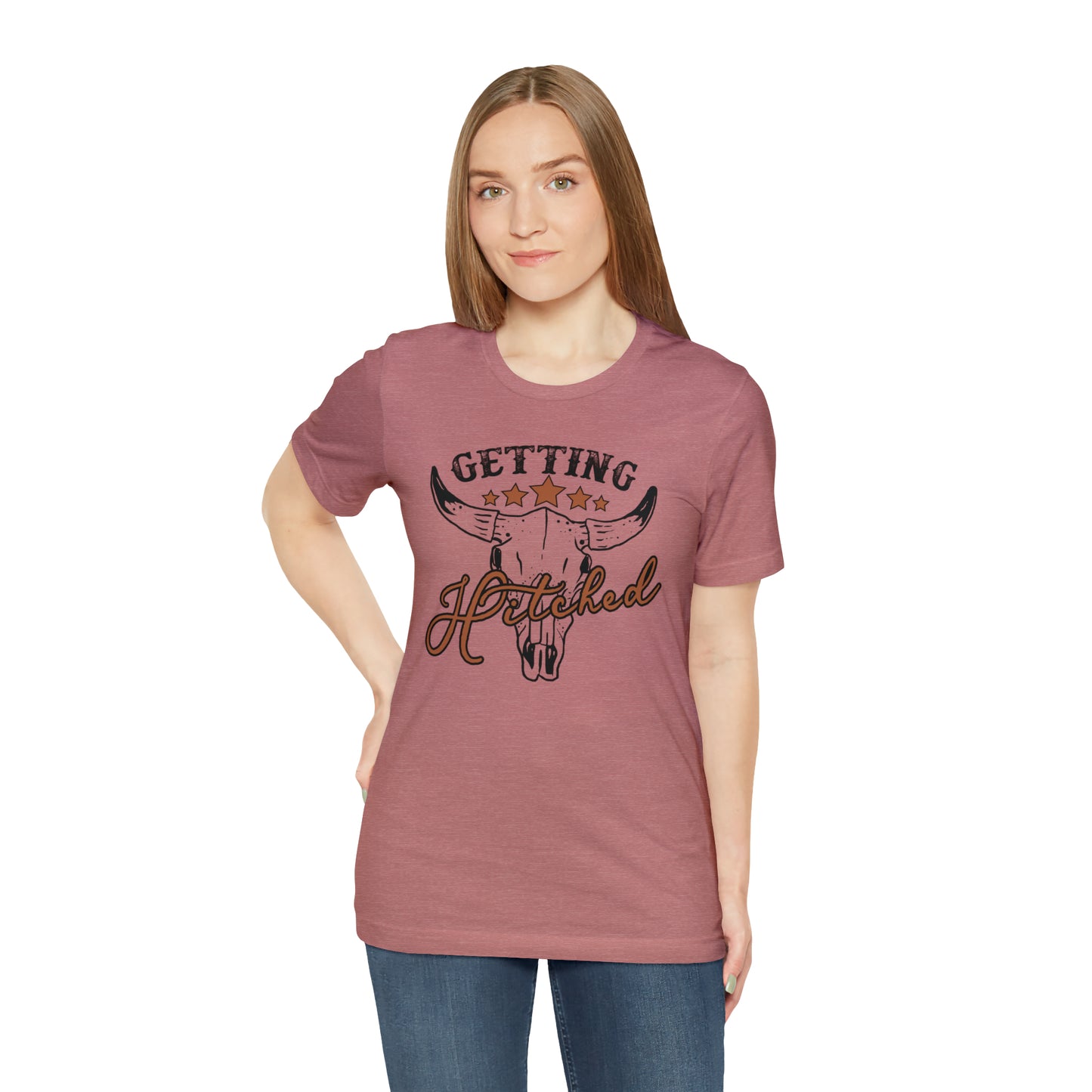 Vintage Getting Hitched Bride T-Shirt