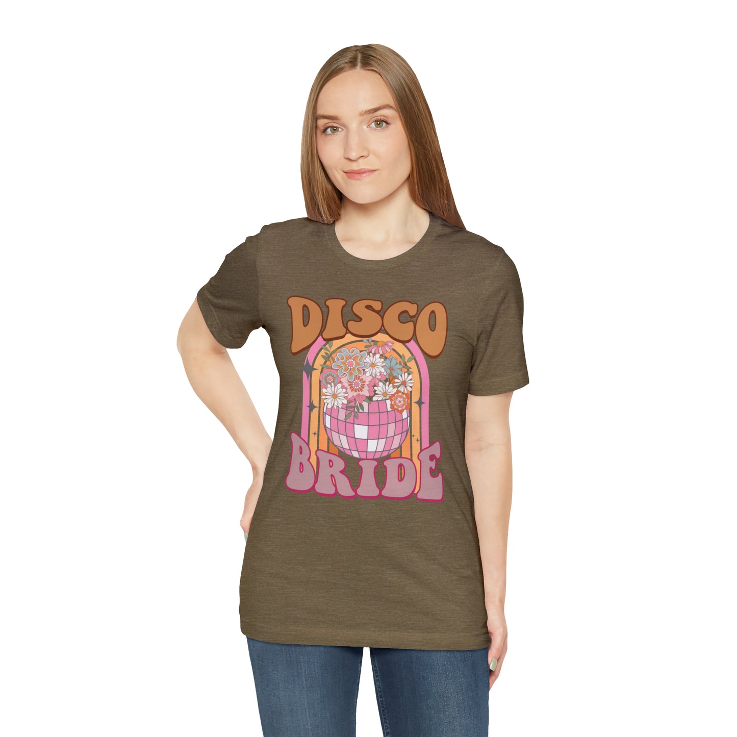 Retro Disco Bride Mirror Ball T-Shirt