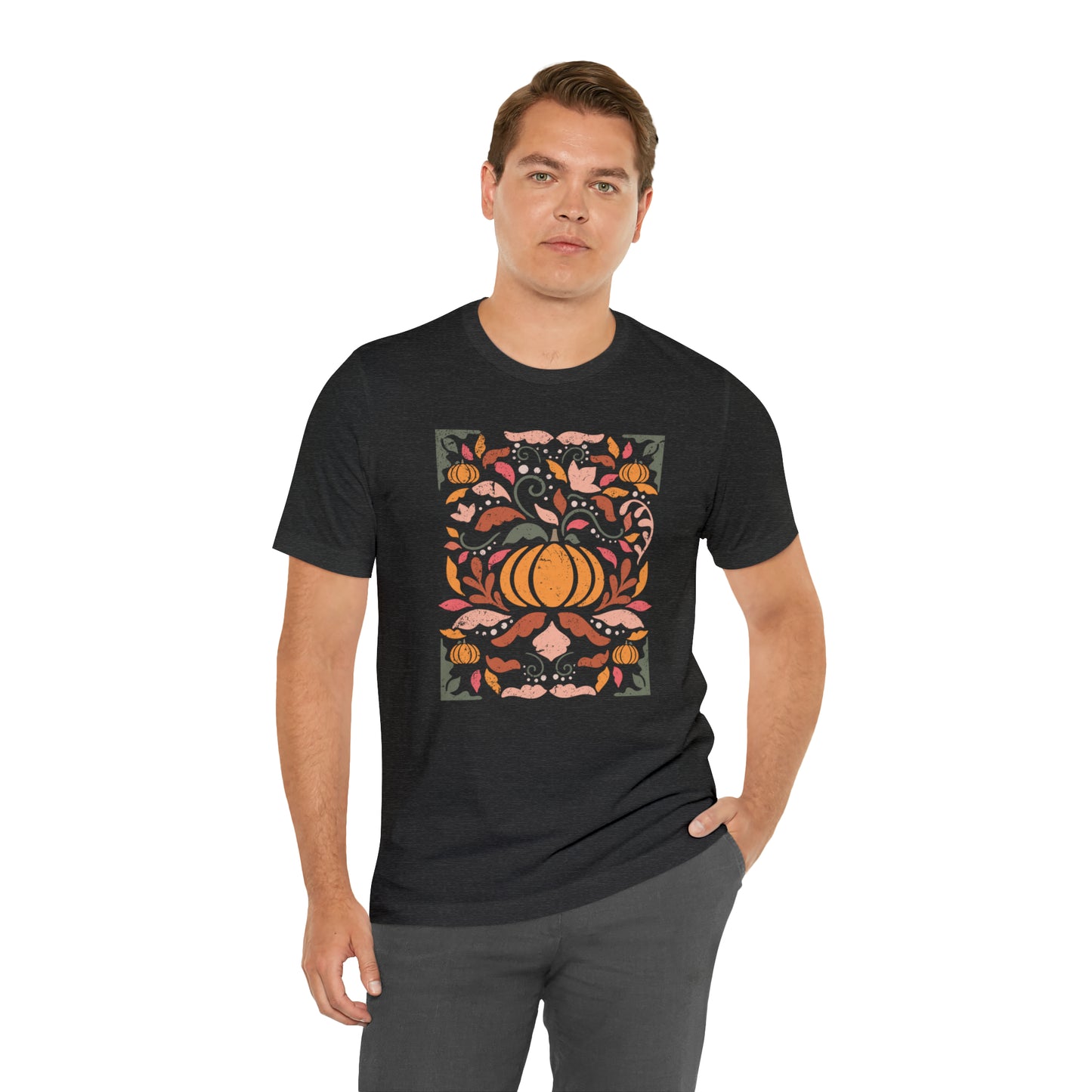 Distressed Boho Fall Floral Mural T-Shirt