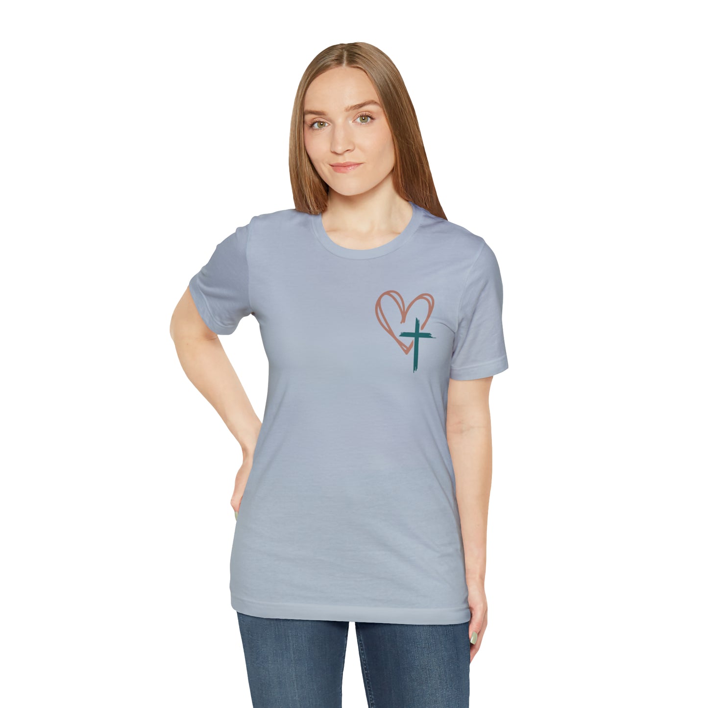 Amen Amen Amen with Cross Front and Back Design T-Shirt