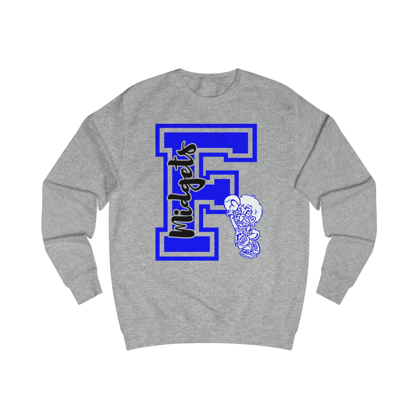 Give Me an F - Freeburg Midgets Logo Unisex Heavy Blend™ Crewneck Sweatshirt