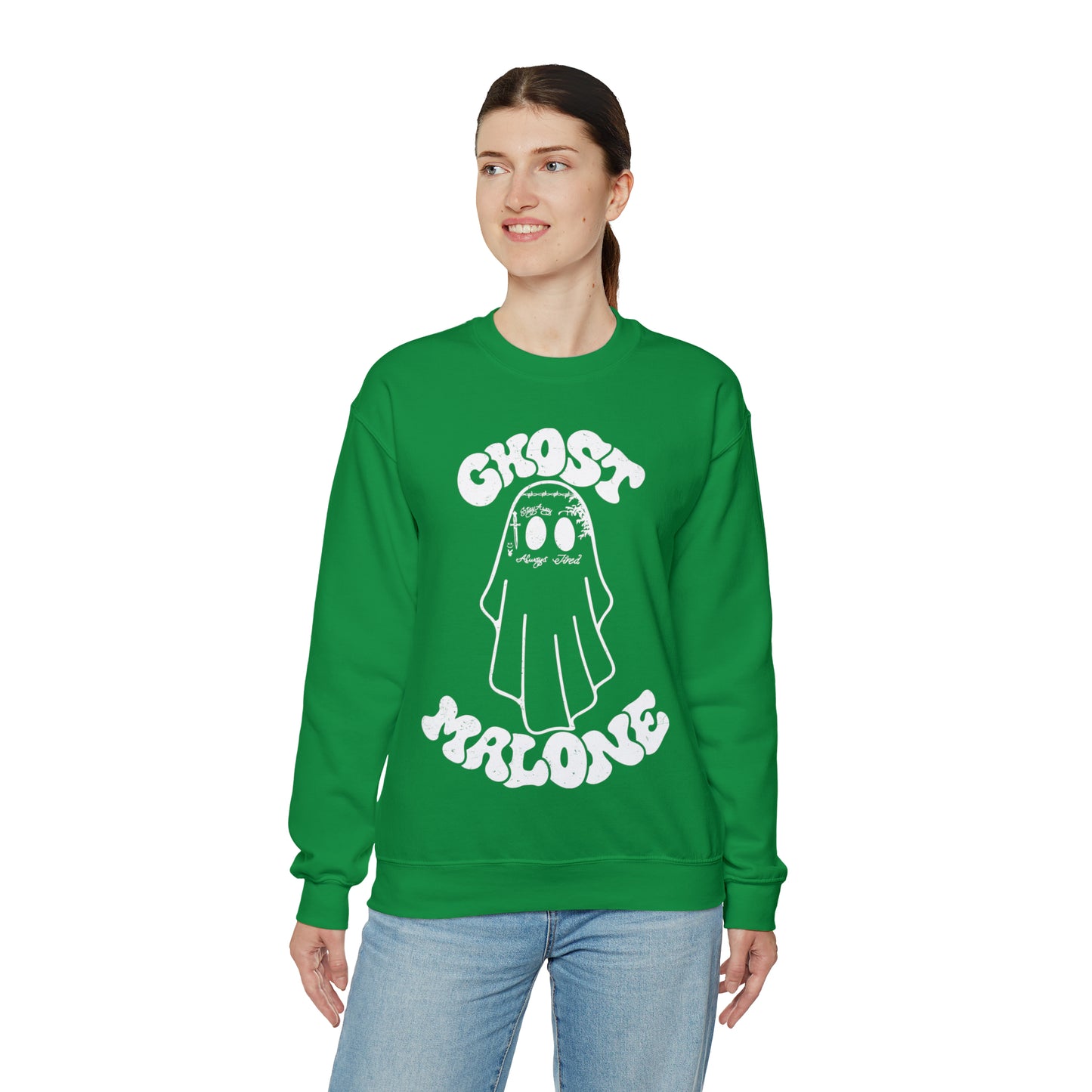 Ghost Malone Halloween Heavy Blend™ Crewneck Sweatshirt