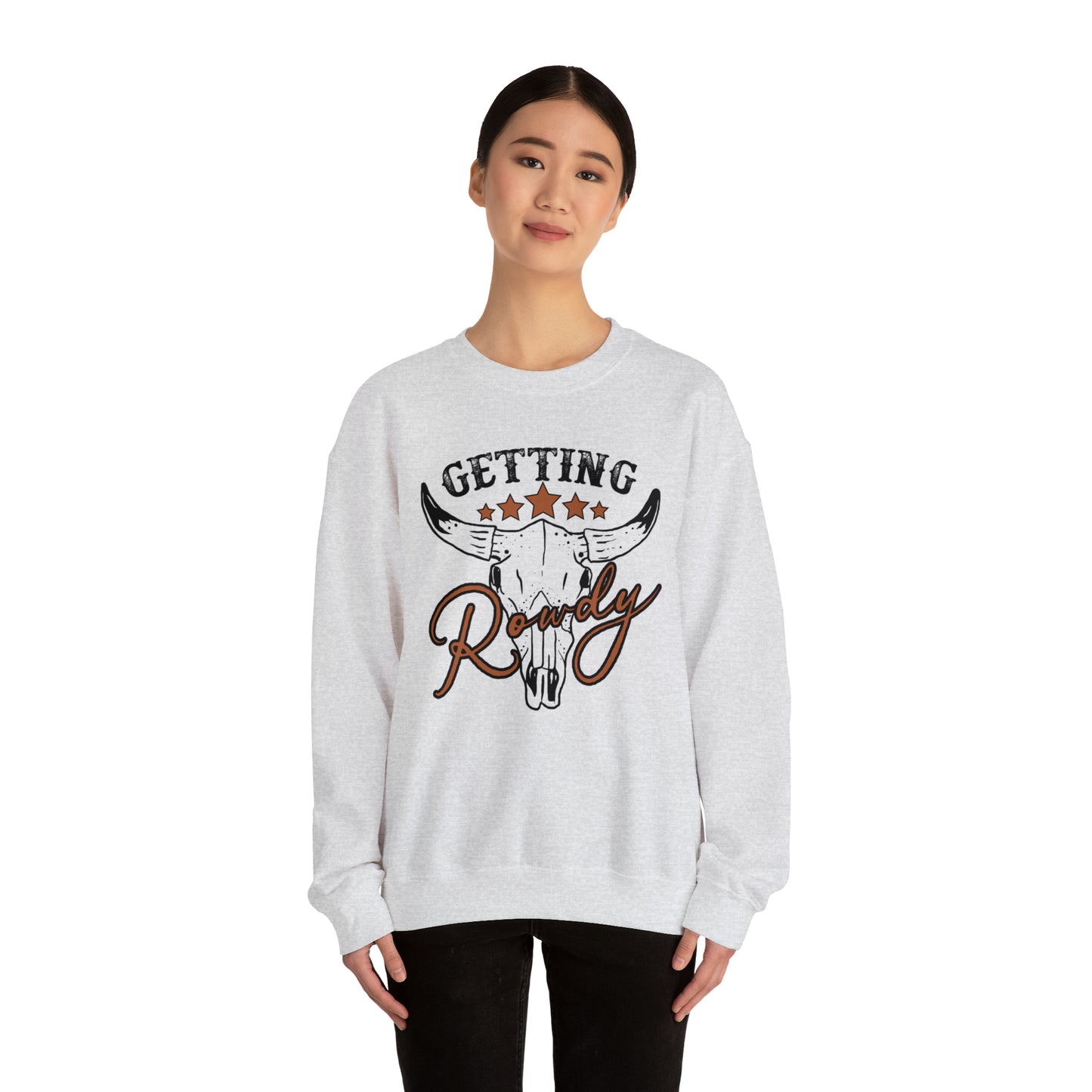 Vintage Getting Rowdy Party/ Bridesmaid/ Groomsman Unisex Heavy Blend™ Crewneck Sweatshirt