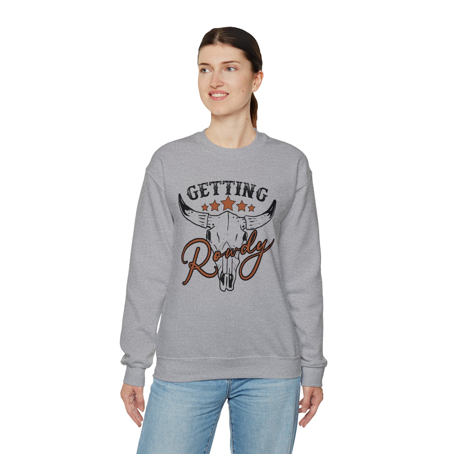 Vintage Getting Rowdy Party/ Bridesmaid/ Groomsman Unisex Heavy Blend™ Crewneck Sweatshirt